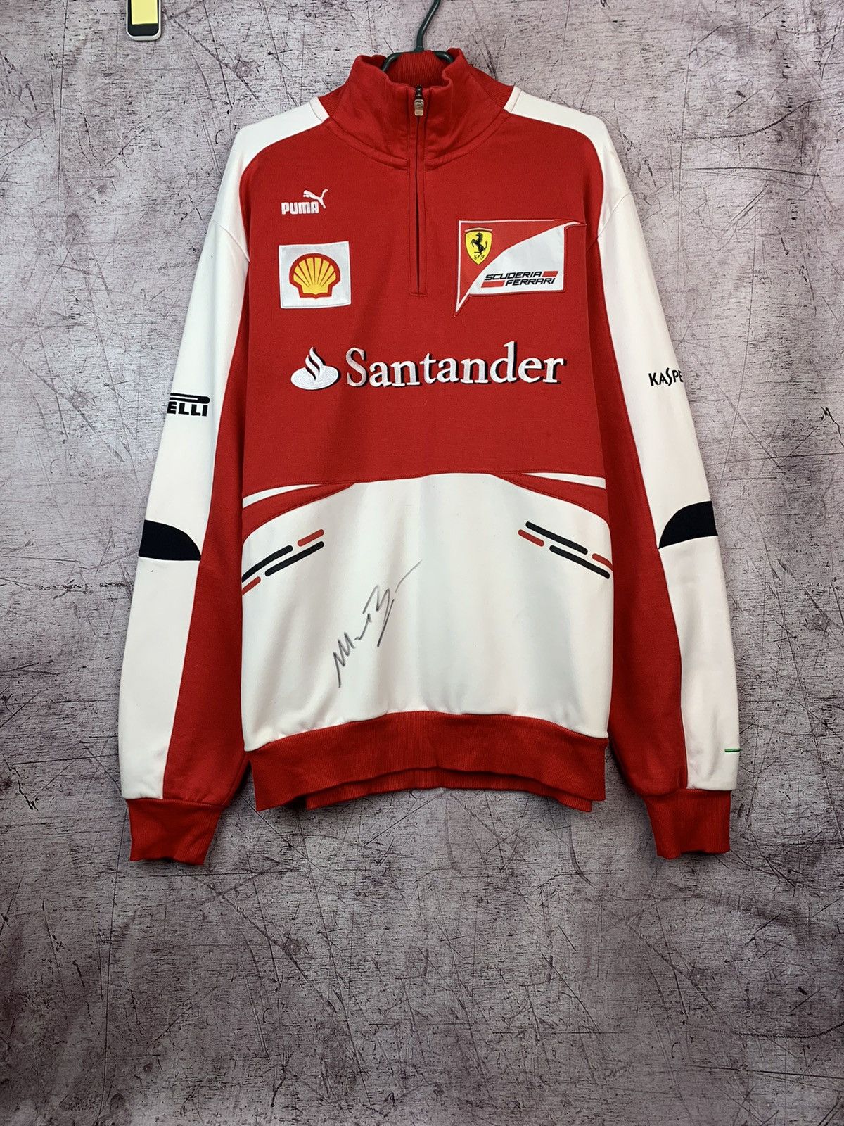 Vintage Puma Ferrari Red Sweatshirt Formula