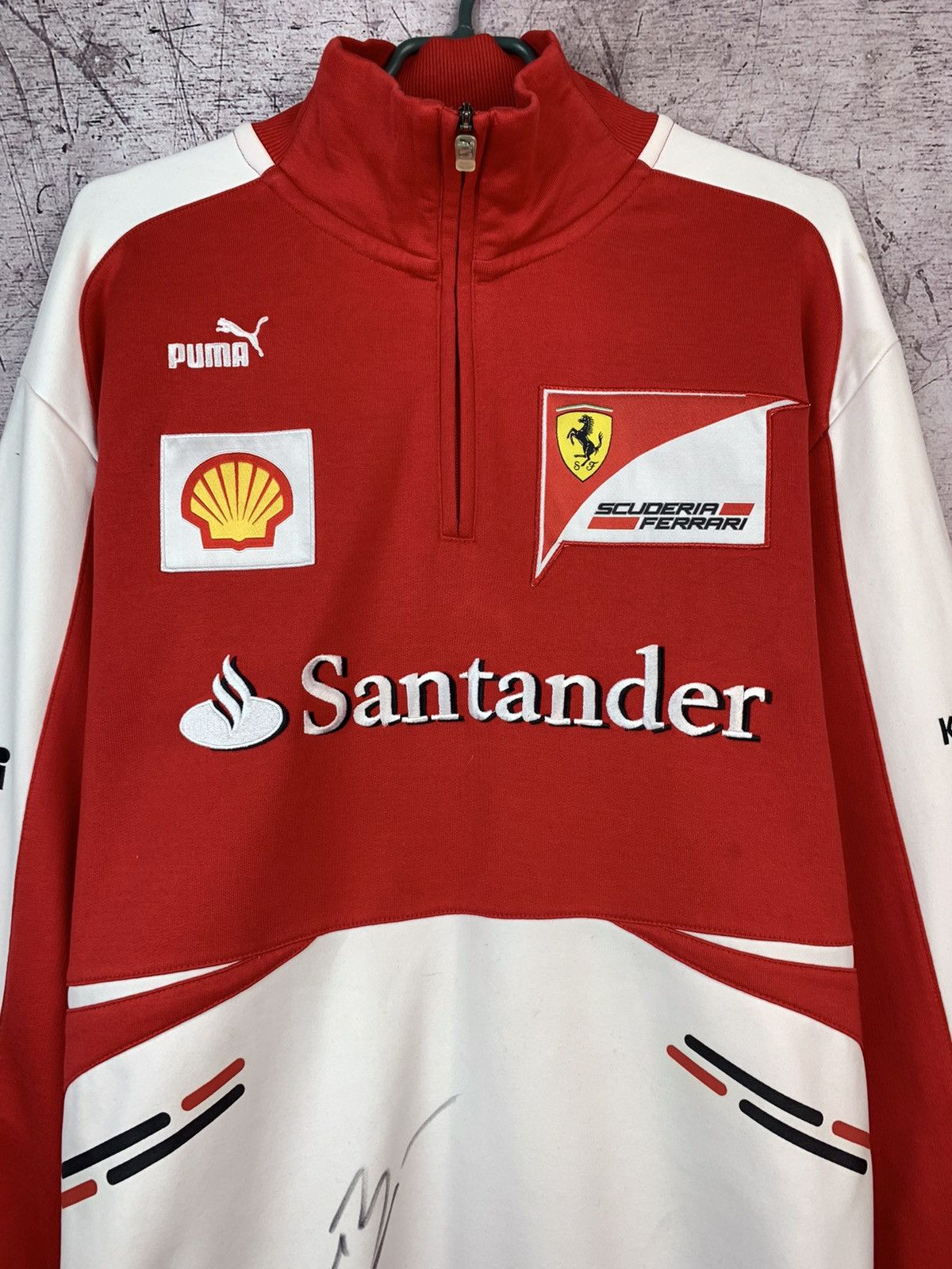 Ferrari Vintage Puma Ferrari Red Sweatshirt Formula 1 Size US XL / EU 56 / 4 - 4 Thumbnail