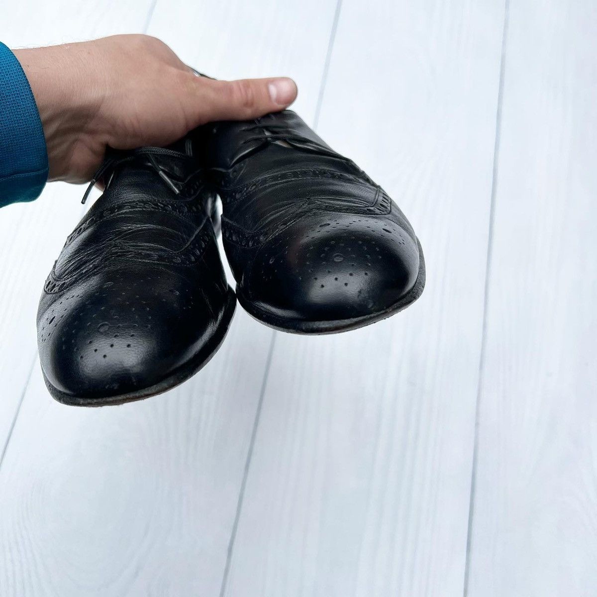 Gucci GUCCI Derby leather brogues Size US 8.5 / EU 41-42 - 4 Thumbnail
