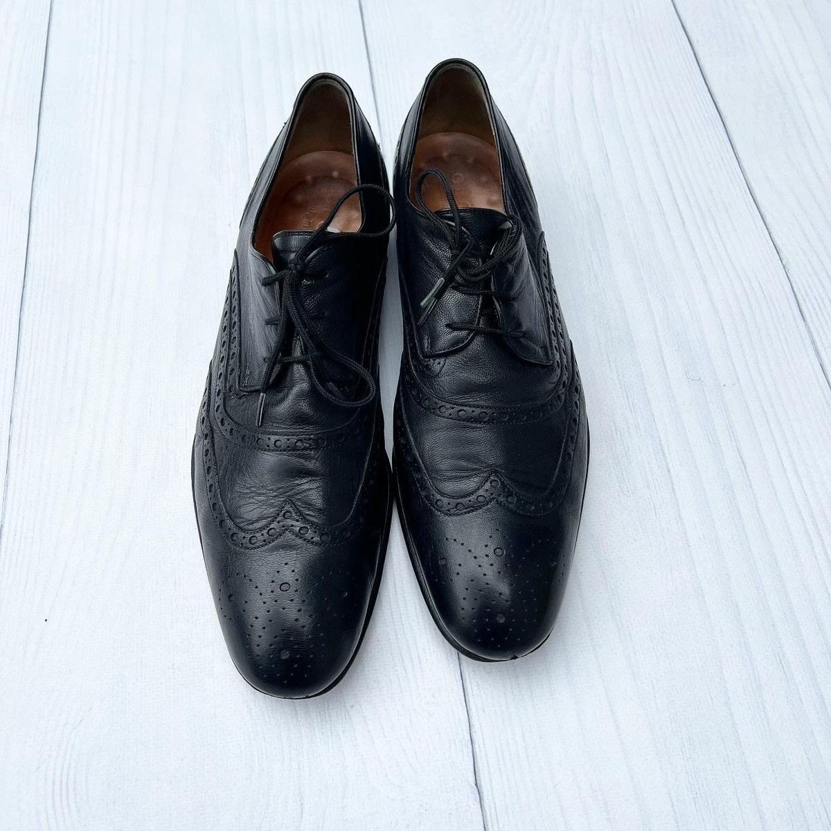 Gucci GUCCI Derby leather brogues Size US 8.5 / EU 41-42 - 3 Thumbnail