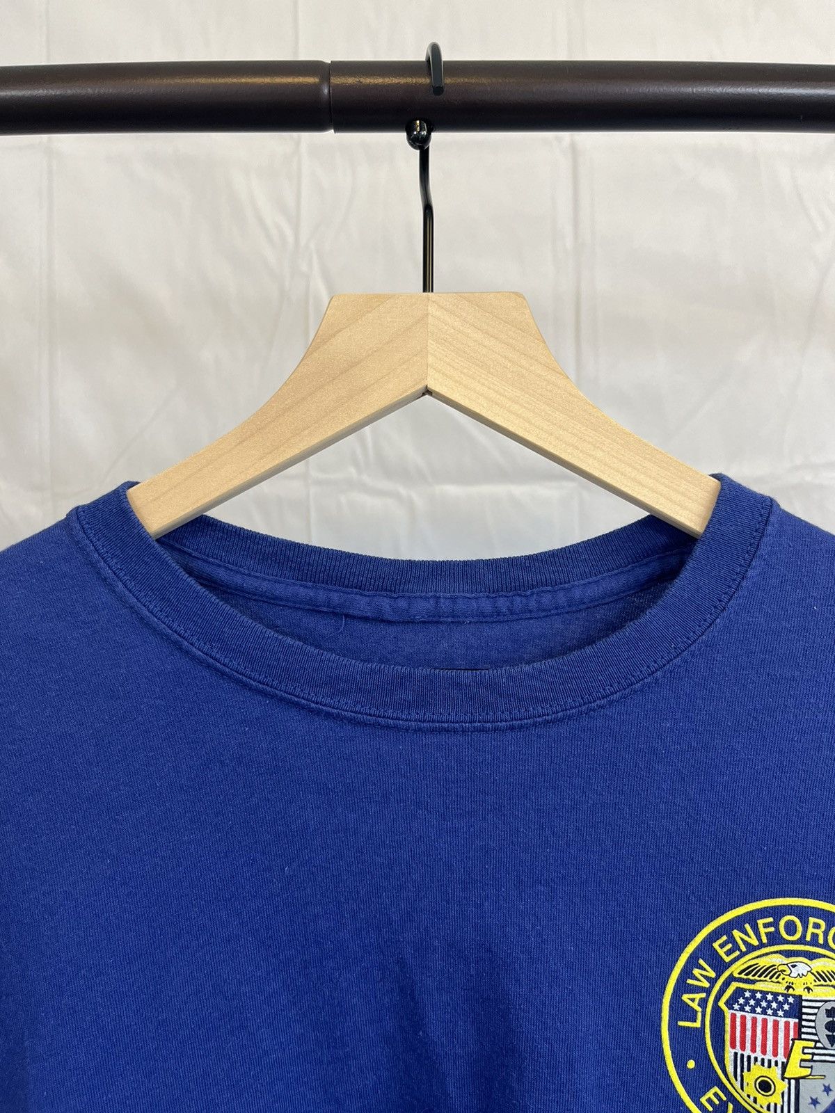 Vintage Blue Law Enforcement Exploring Boxy XXL XXXL Logo Tee Size US XXL / EU 58 / 5 - 4 Thumbnail