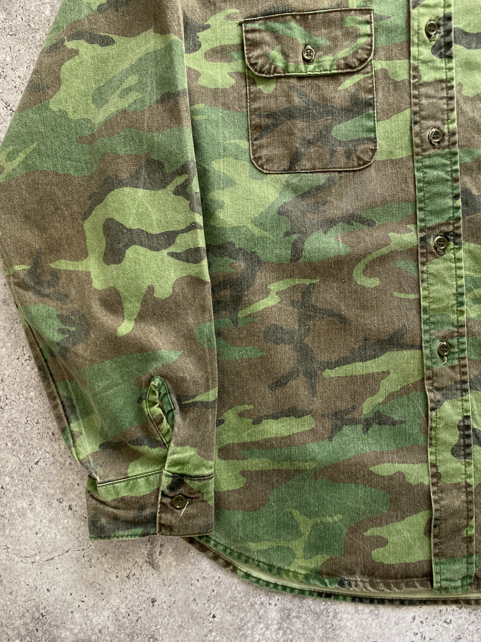 FiveBrother Vintage Five Brother Camo Workwear Shirt Size US XL / EU 56 / 4 - 3 Thumbnail