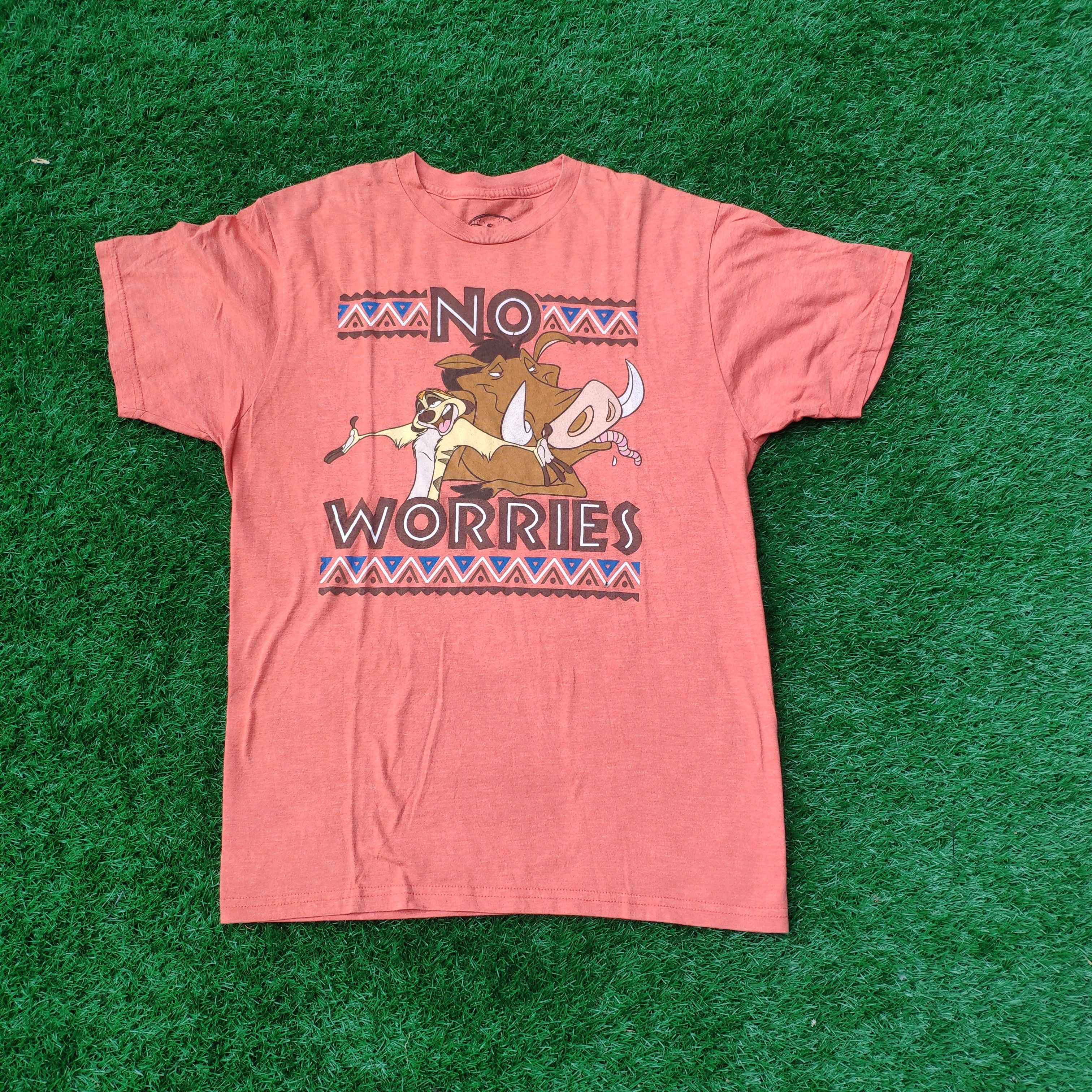 Cartoon Network × Disney Steal 💥 Disney T Shirt The Lion King No Worries Size US M / EU 48-50 / 2 - 1 Thumbnail