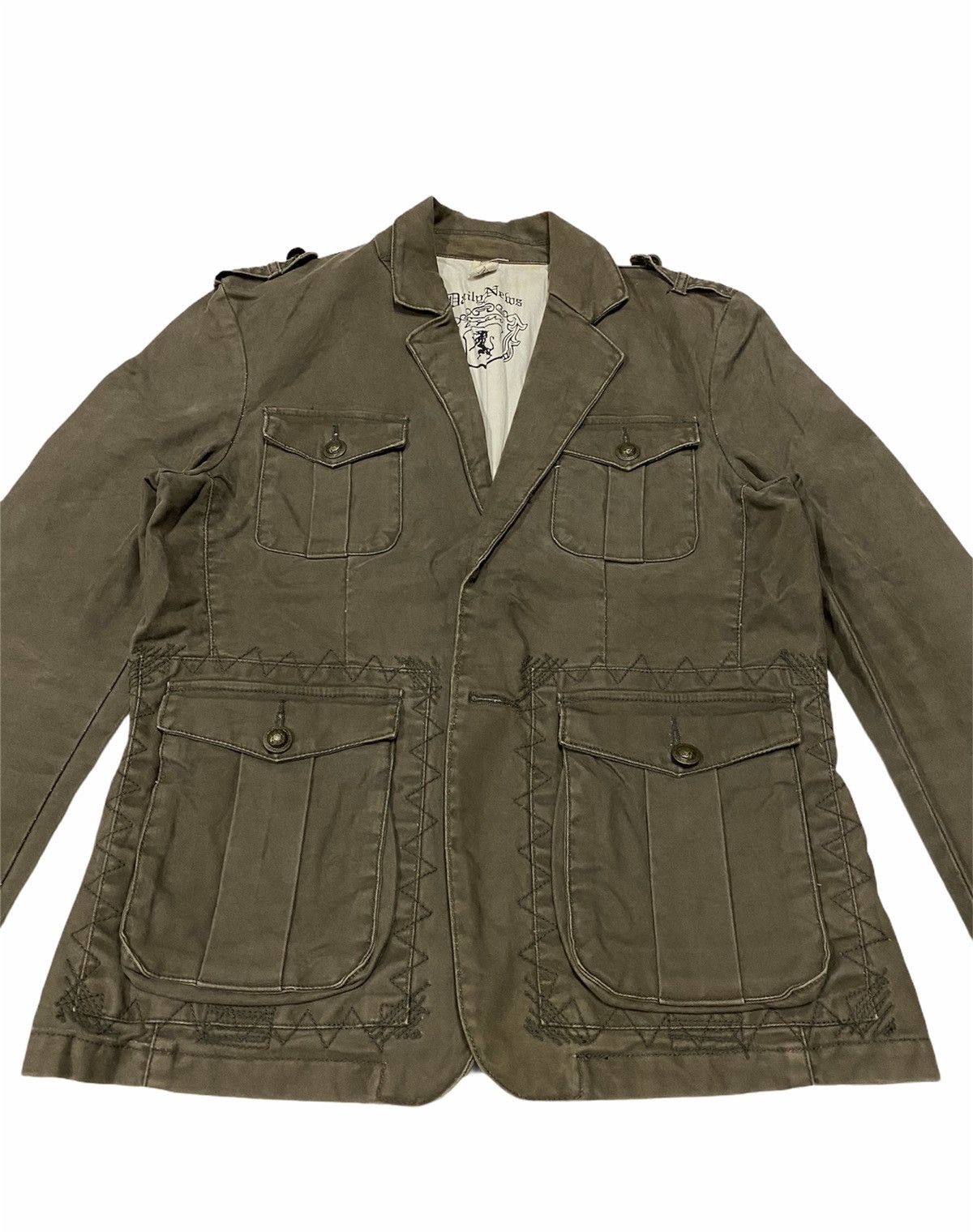 Japanese Brand Daily News Japanese Brand Rare Jacket Size US S / EU 44-46 / 1 - 3 Thumbnail