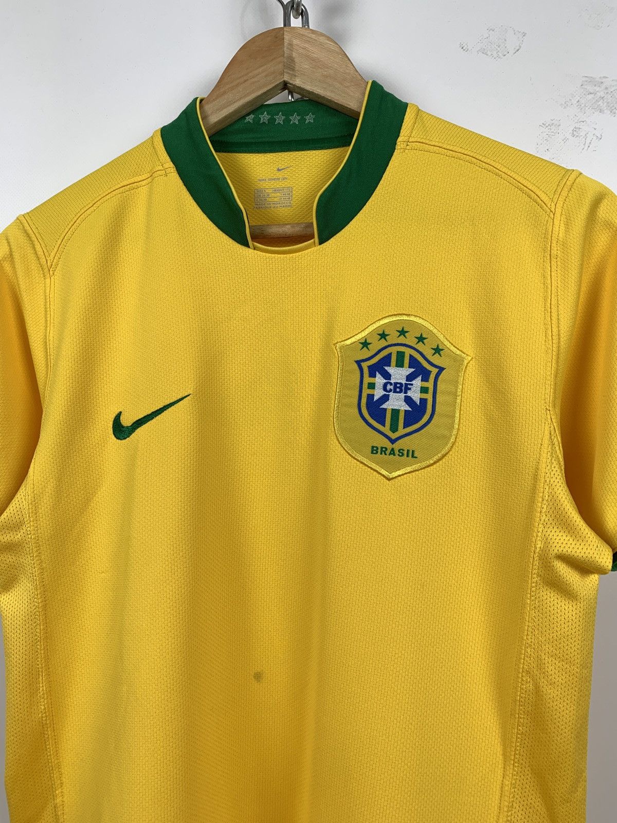 Nike 2006 Nike Brazil National Team World Cup Home Jersey Size US S / EU 44-46 / 1 - 1 Thumbnail