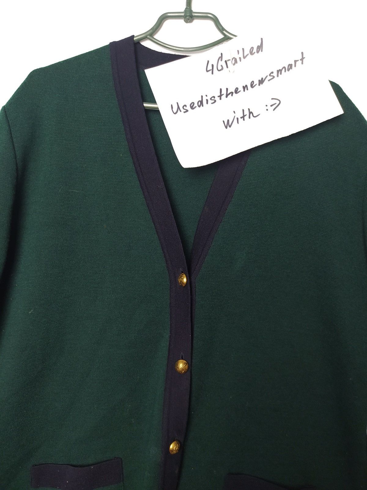 Burberry Vintage Burberrys Cardigan Wool Sweater Size US S / EU 44-46 / 1 - 20 Thumbnail
