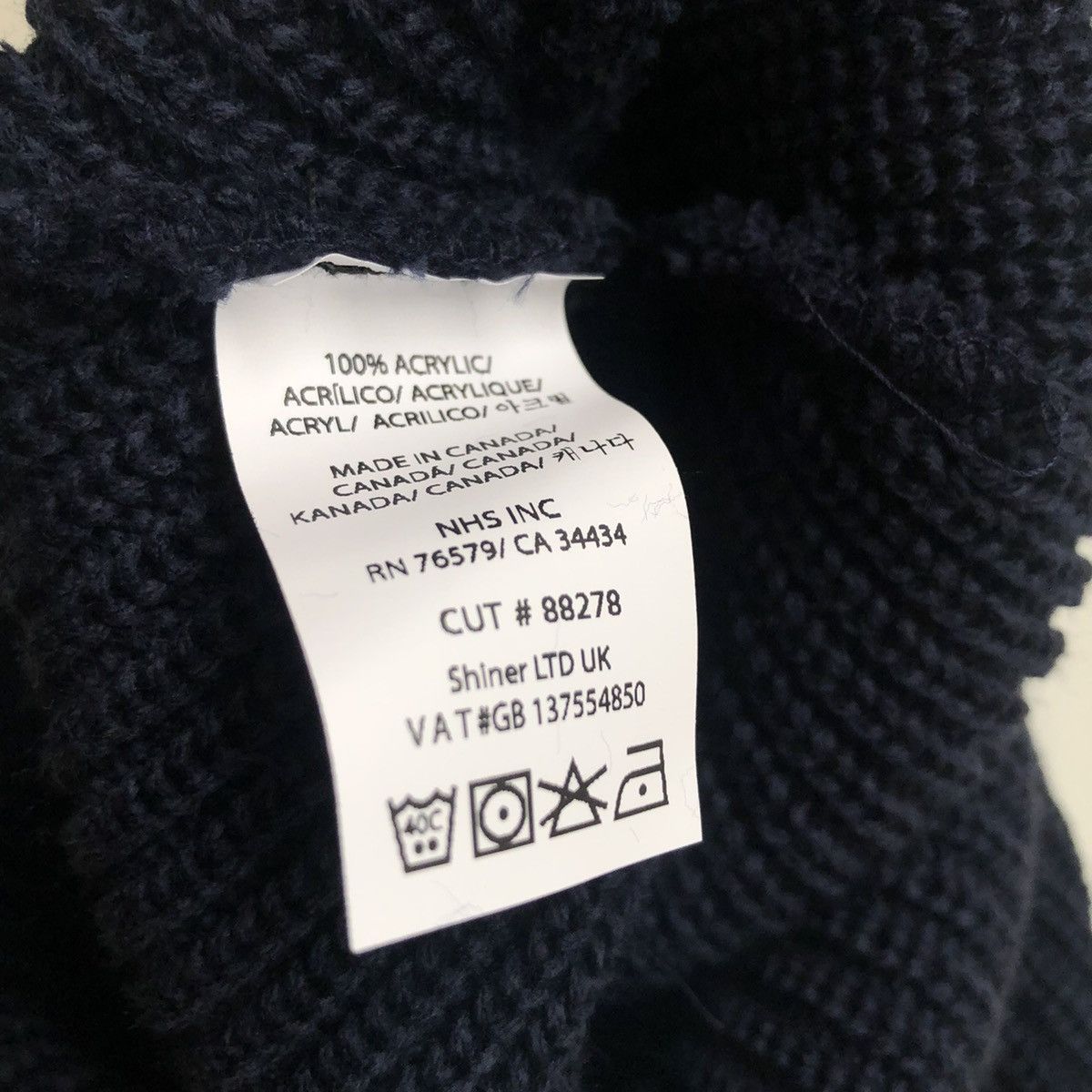 Santa Cruz Skateboards SantaCruz WAVE Beanie NAVY Size ONE SIZE - 3 Thumbnail