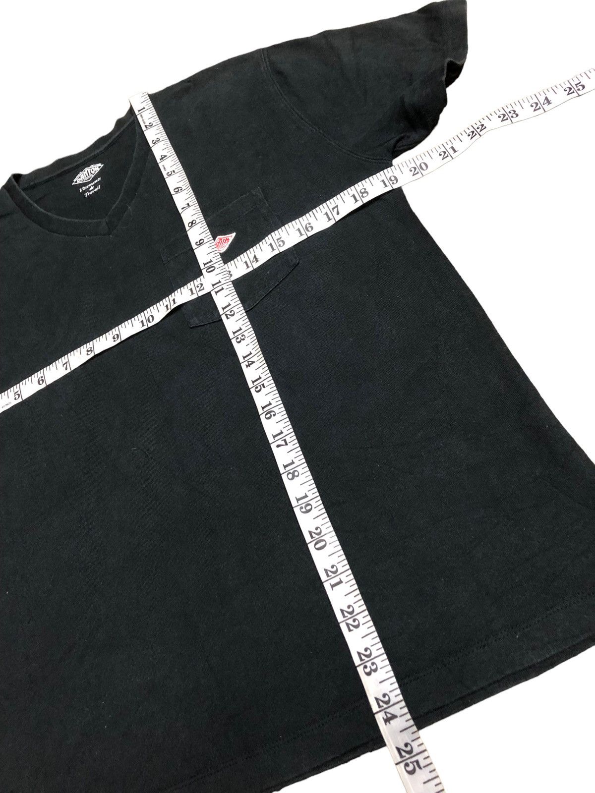 Danton V NECK DANTON FRANCE POCKET TEE Size US S / EU 44-46 / 1 - 6 Thumbnail