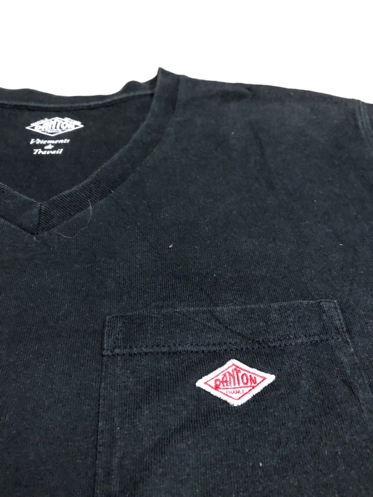 Danton V NECK DANTON FRANCE POCKET TEE Size US S / EU 44-46 / 1 - 3 Thumbnail