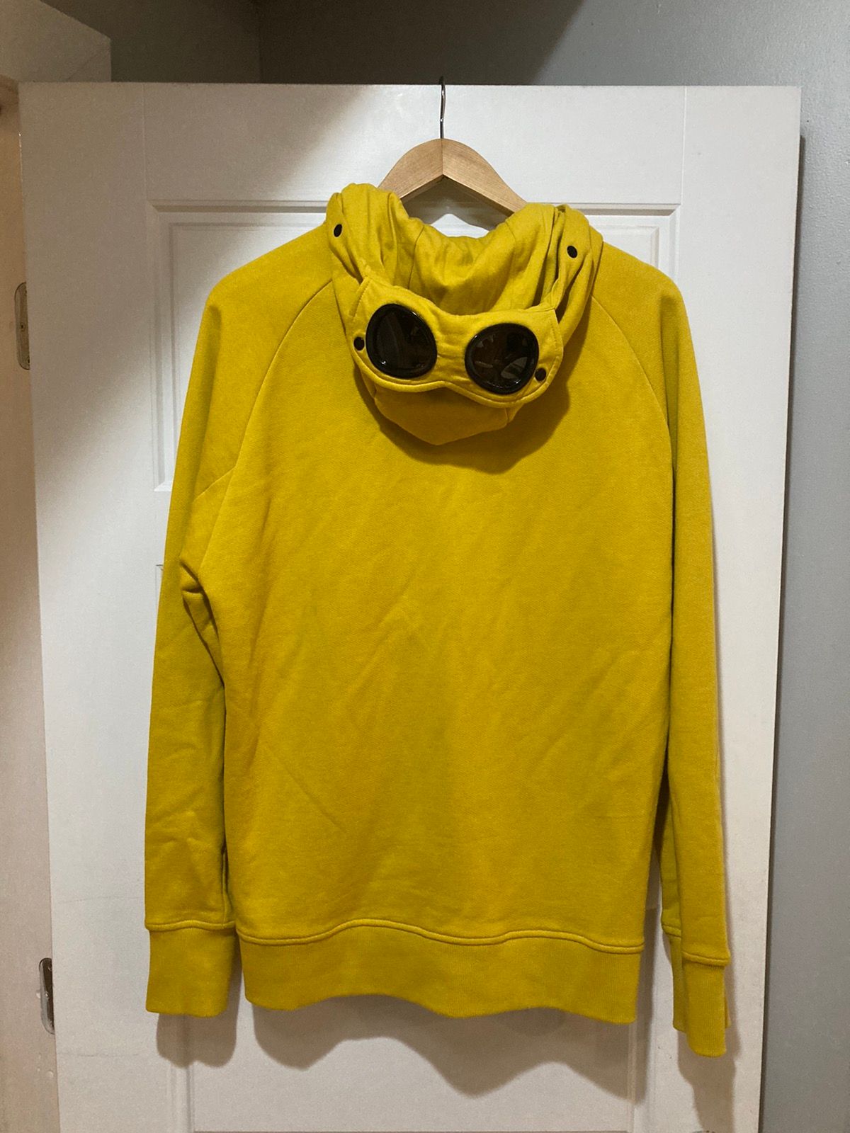 Pre-owned C P Company X Massimo Osti C.p. Company Sample Goggle Hoodie In Yellow