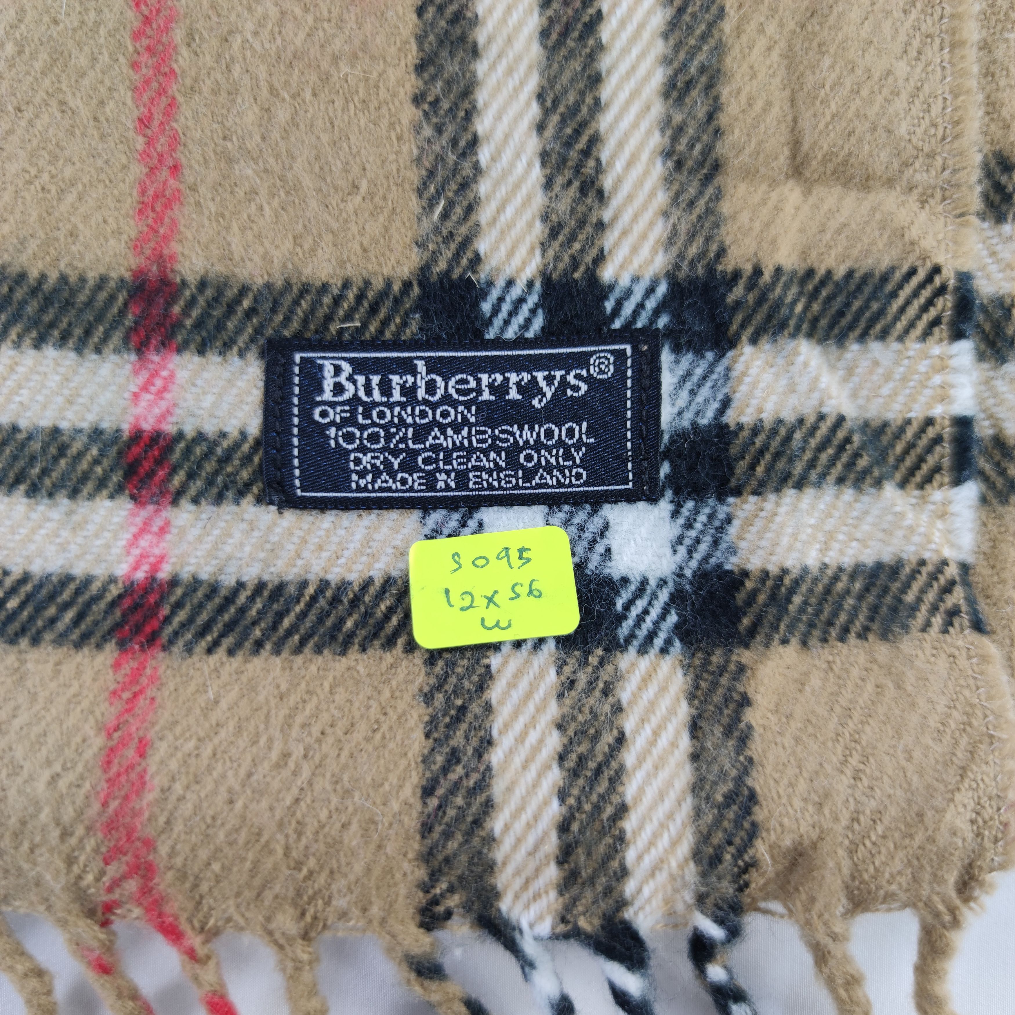Burberry Burberry Nova Check Scarf/Muffler/Wool-S095 Size ONE SIZE - 4 Thumbnail
