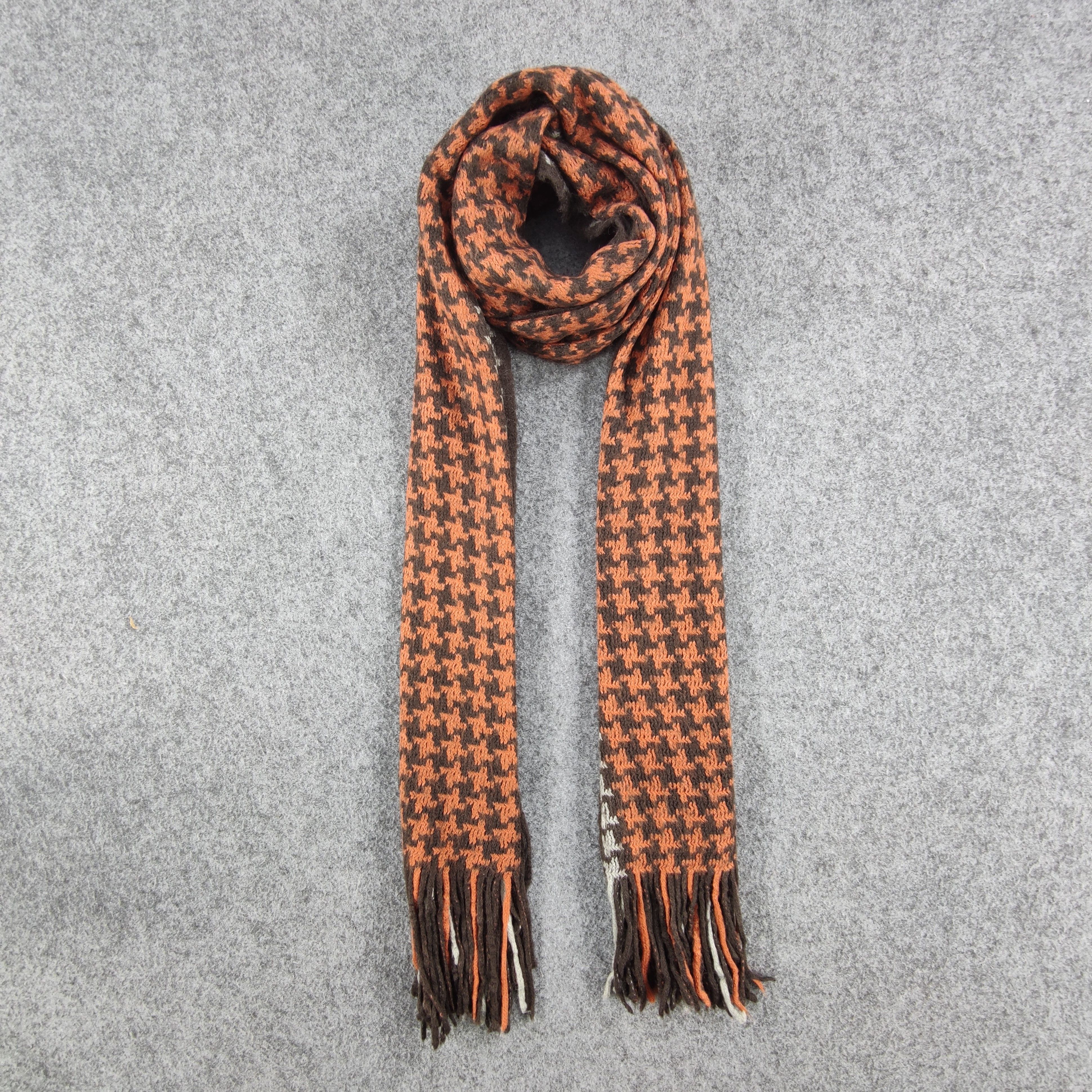 Takeo Kikuchi Takeo Kikuchi Hounds tooth Design Scarf/Muffler/Wool Size ONE SIZE - 1 Thumbnail