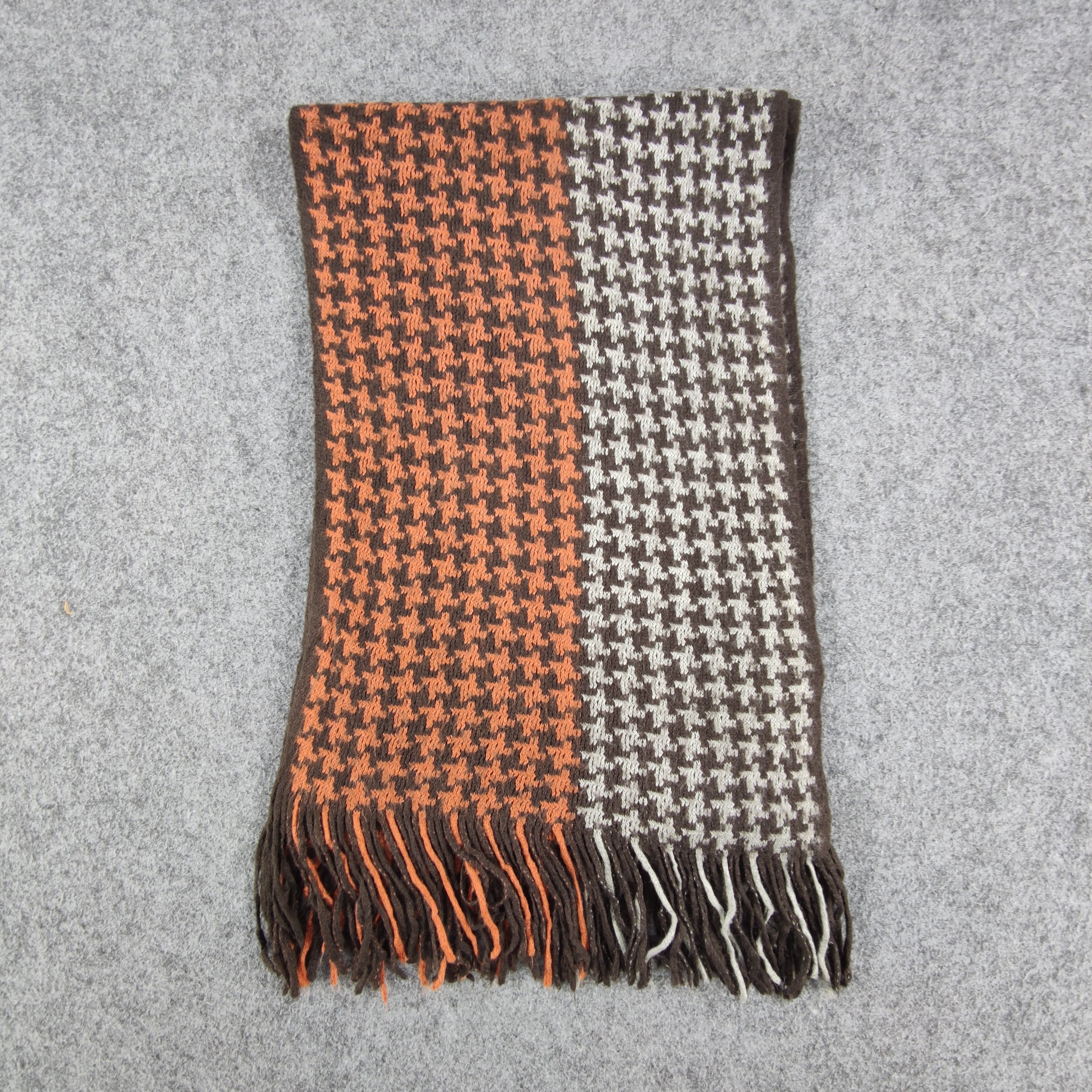 Takeo Kikuchi Takeo Kikuchi Hounds tooth Design Scarf/Muffler/Wool Size ONE SIZE - 2 Thumbnail