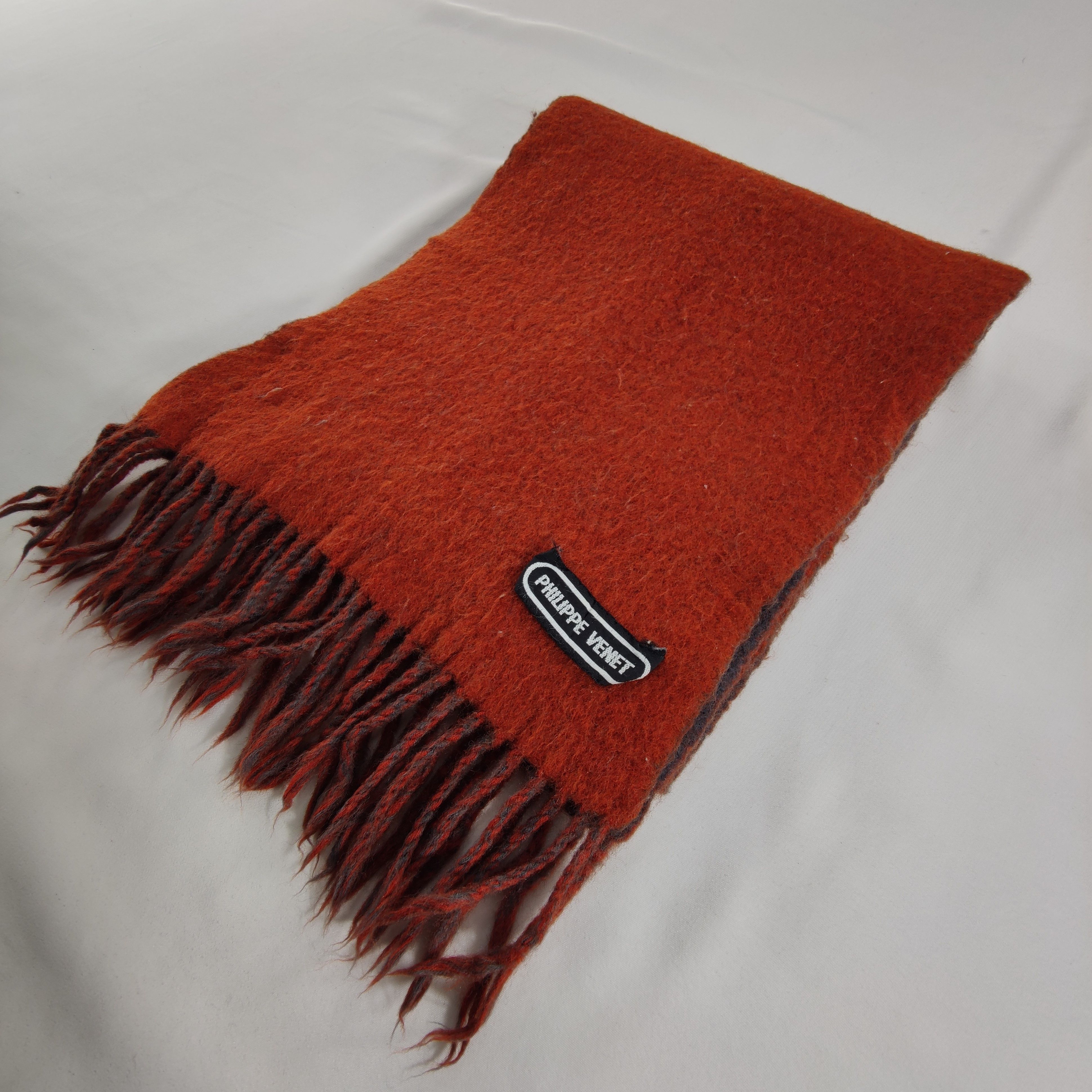Vintage Philippe Venet Scarf/Muffler/Wool S150 Size ONE SIZE - 3 Thumbnail