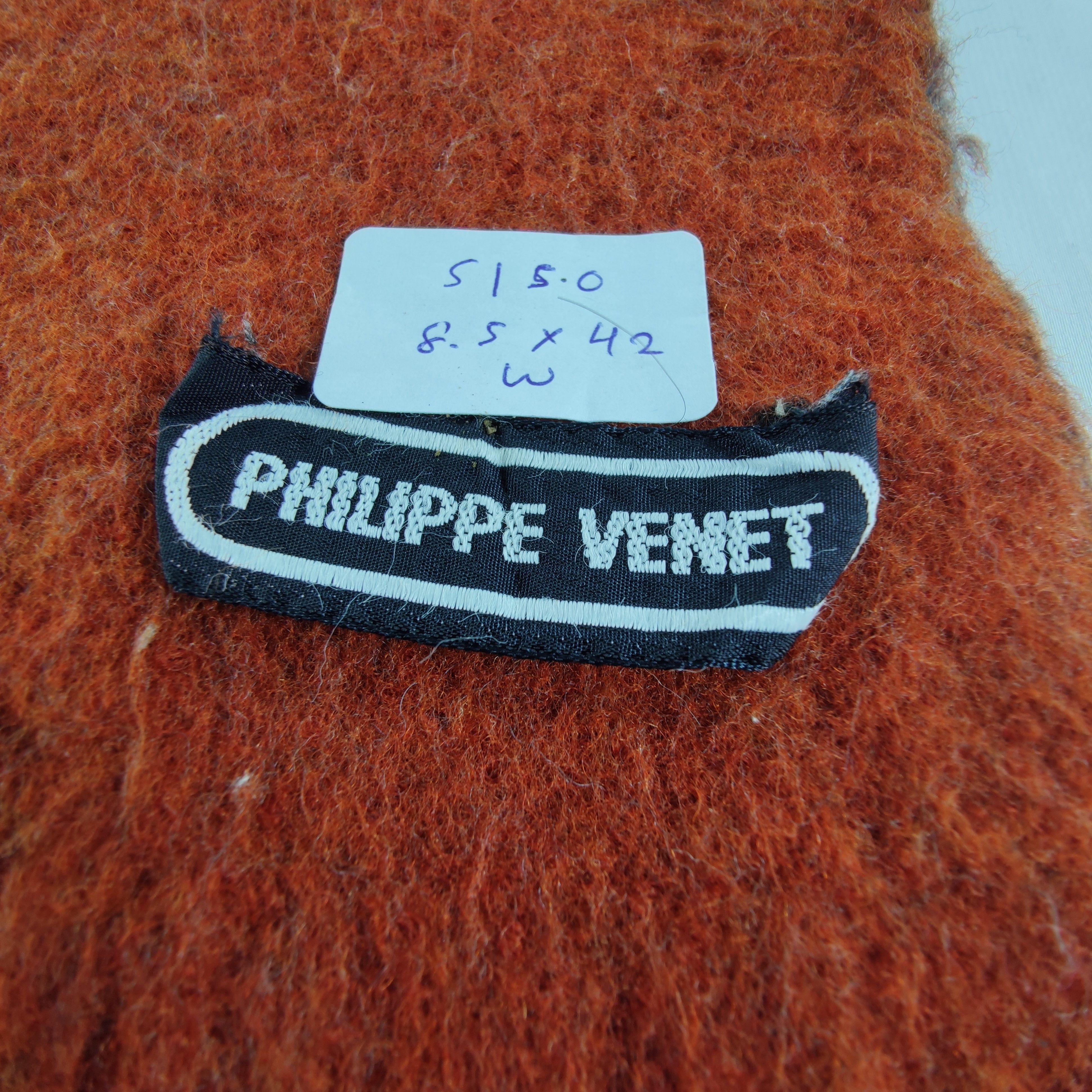 Vintage Philippe Venet Scarf/Muffler/Wool S150 Size ONE SIZE - 4 Thumbnail