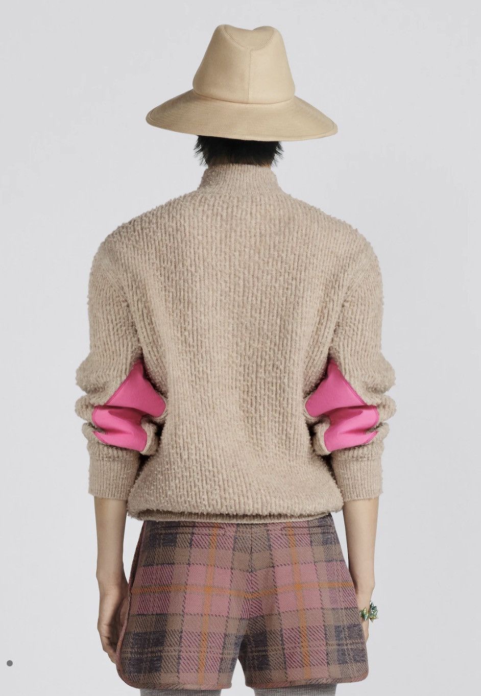 Dior Dior SWEATER WITH ZIPPED COLLAR Beige Casentino Wool Knit Size US L / EU 52-54 / 3 - 7 Thumbnail