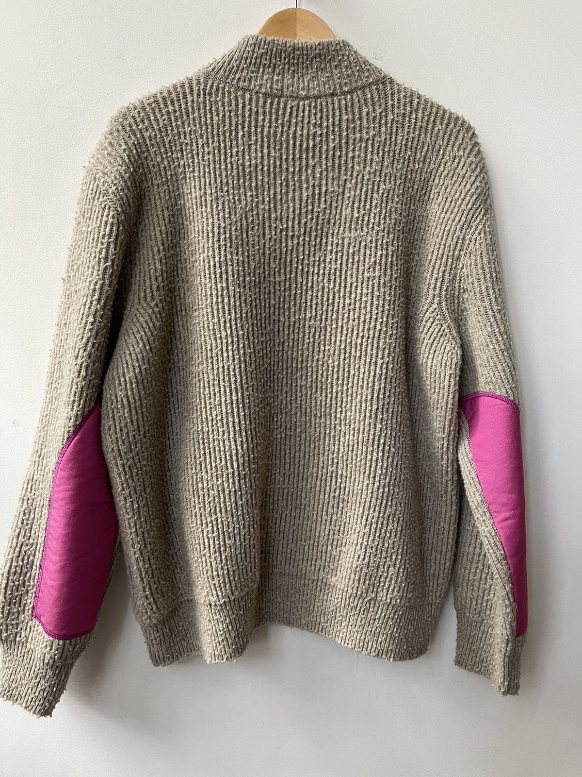 Dior Dior SWEATER WITH ZIPPED COLLAR Beige Casentino Wool Knit Size US L / EU 52-54 / 3 - 13 Thumbnail