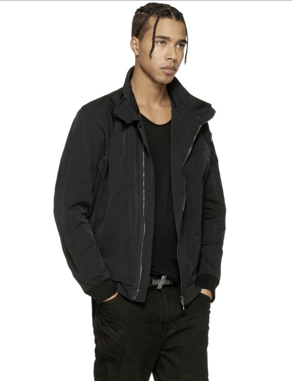Julius Black Asymmetric Bomber Jacket | Grailed