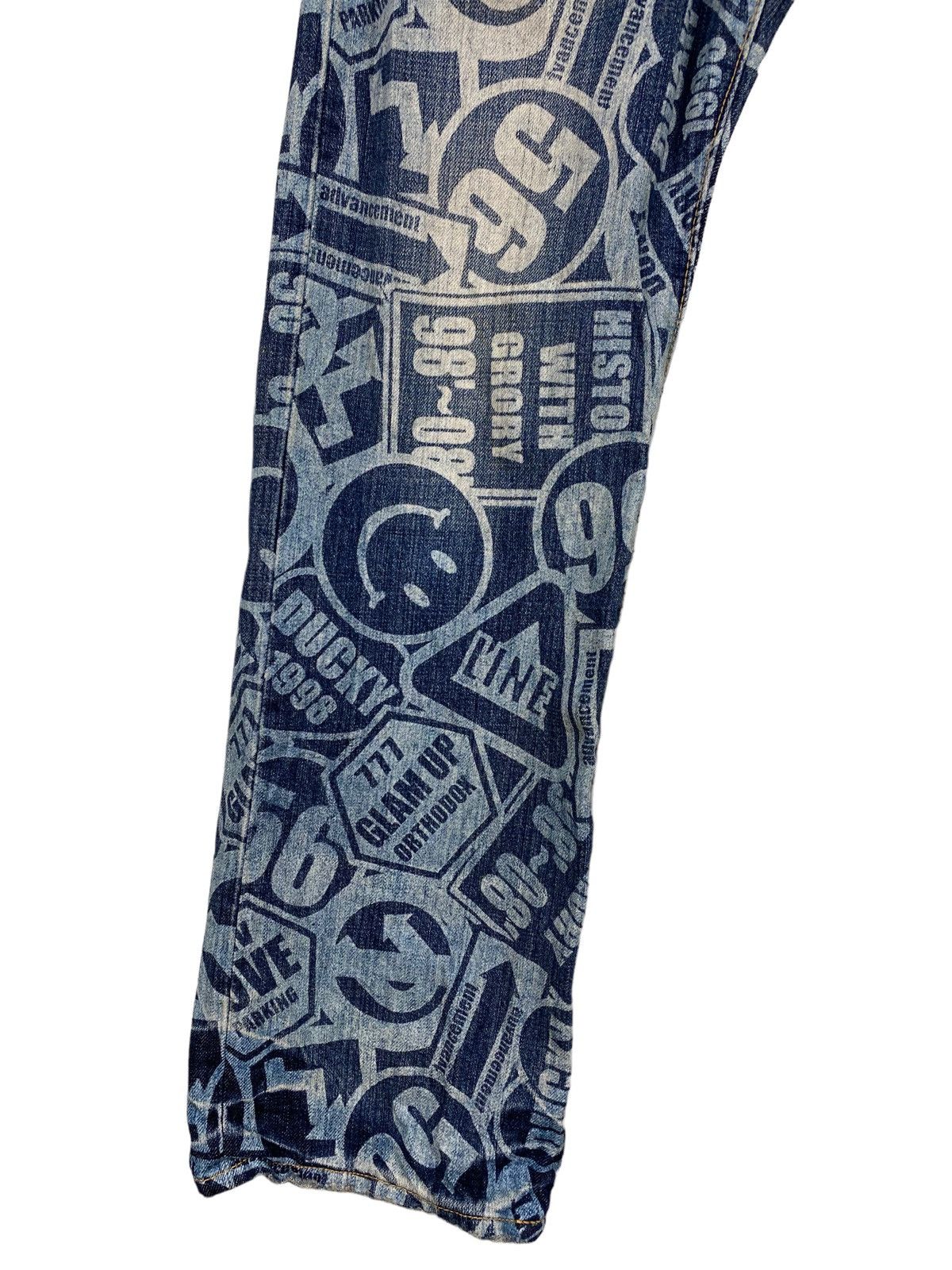 Japanese Brand Co&Lu Fullprint Denim Size US 26 / EU 42 - 5 Thumbnail