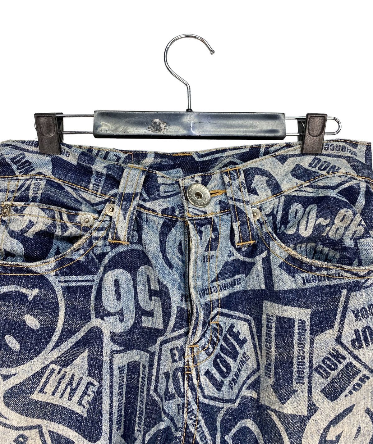 Japanese Brand Co&Lu Fullprint Denim Size US 26 / EU 42 - 3 Thumbnail