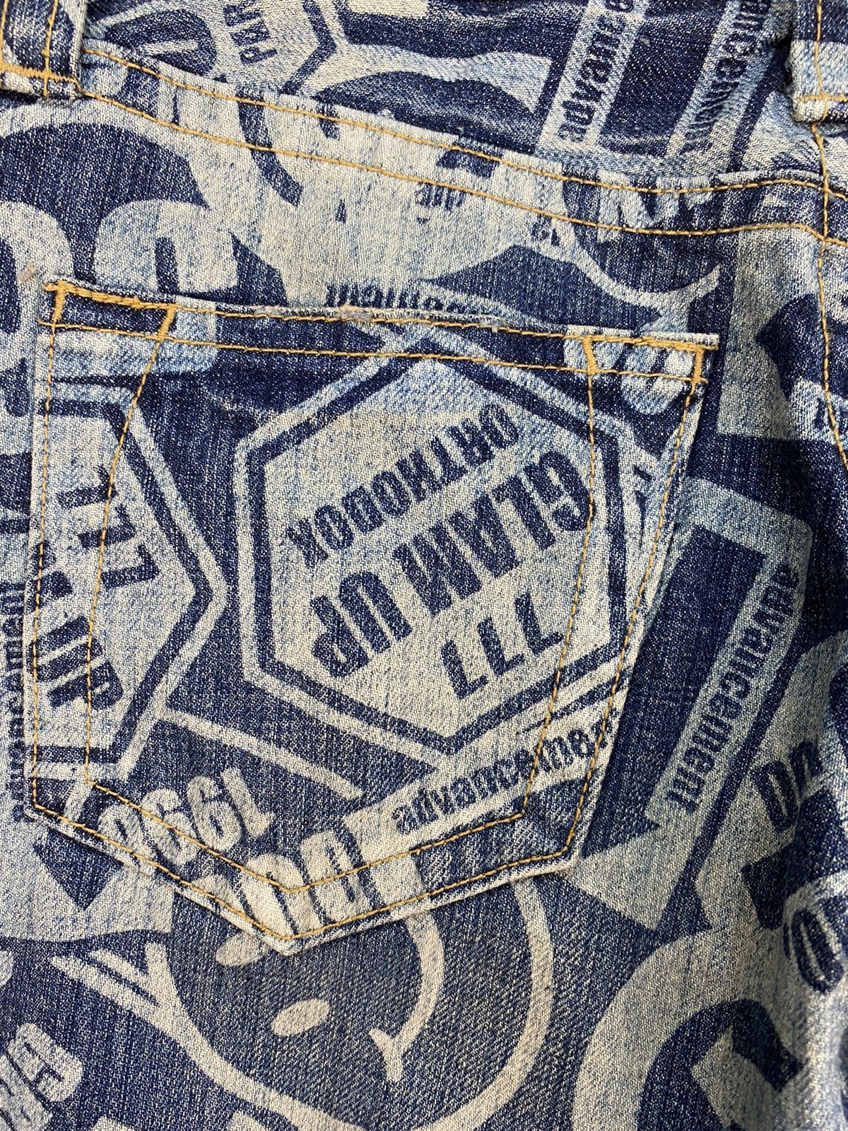 Japanese Brand Co&Lu Fullprint Denim Size US 26 / EU 42 - 7 Thumbnail