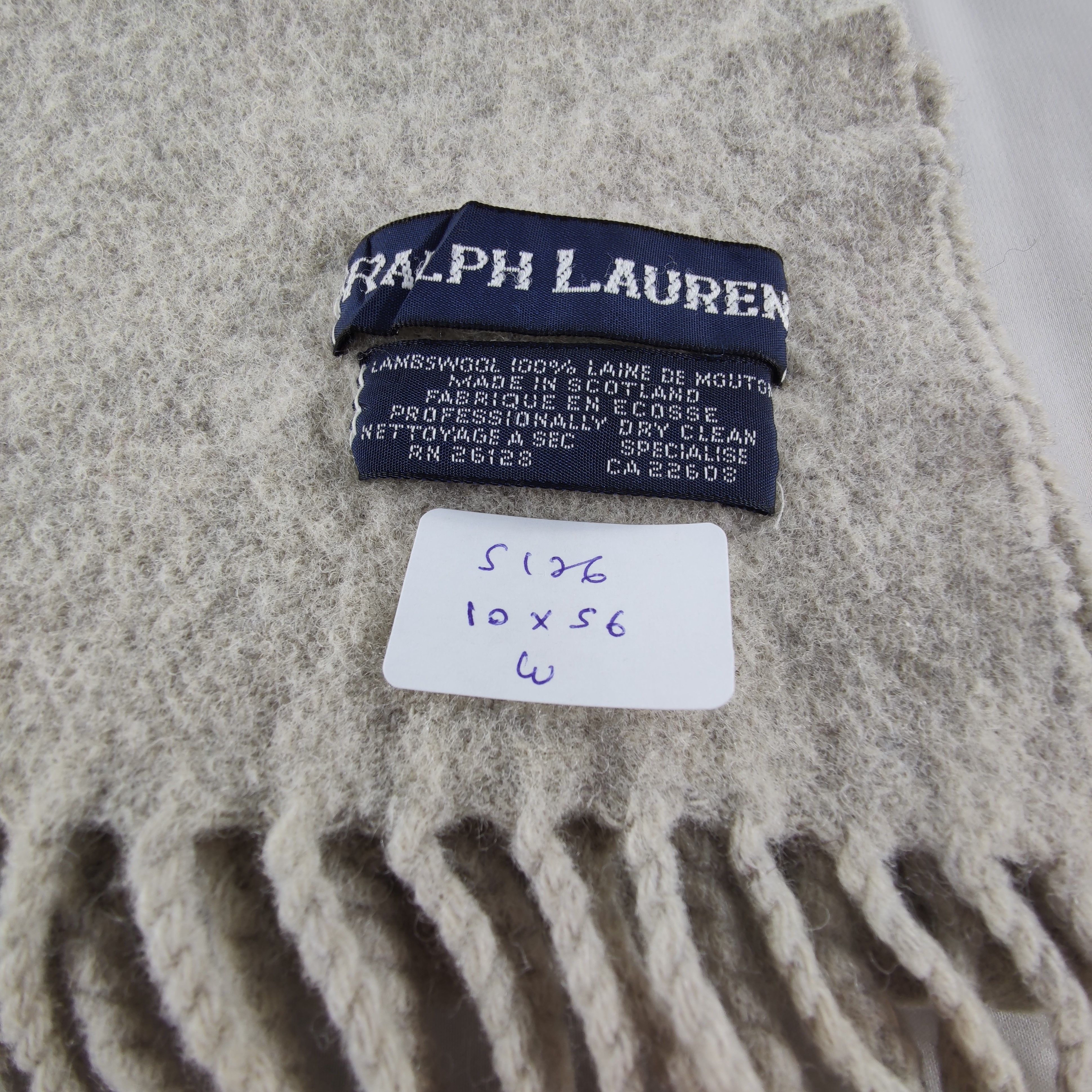 Polo Ralph Lauren Polo Ralph Lauren Scarf/Muffler/Wool S126 Size ONE SIZE - 4 Thumbnail