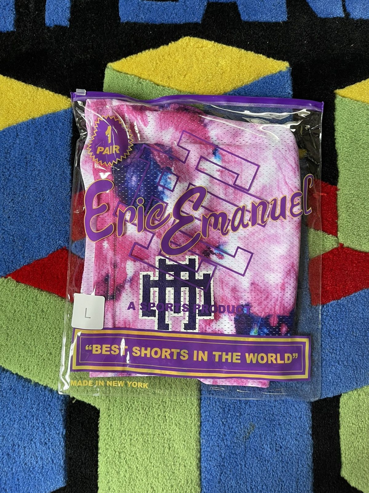 Eric Emanuel (L) ERIC EMANUEL TIE DYE EXCLUSIVE PURPLE MILK Size US 34 / EU 50 - 2 Thumbnail