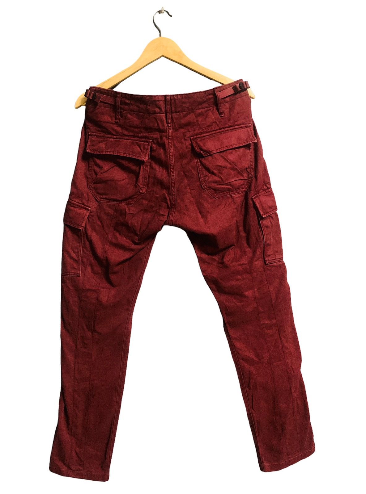 Avirex AVIREX ARMED FORCE TACTICAL MULTI POCKET MAROON CARGO PANTS Size US 31 - 2 Thumbnail