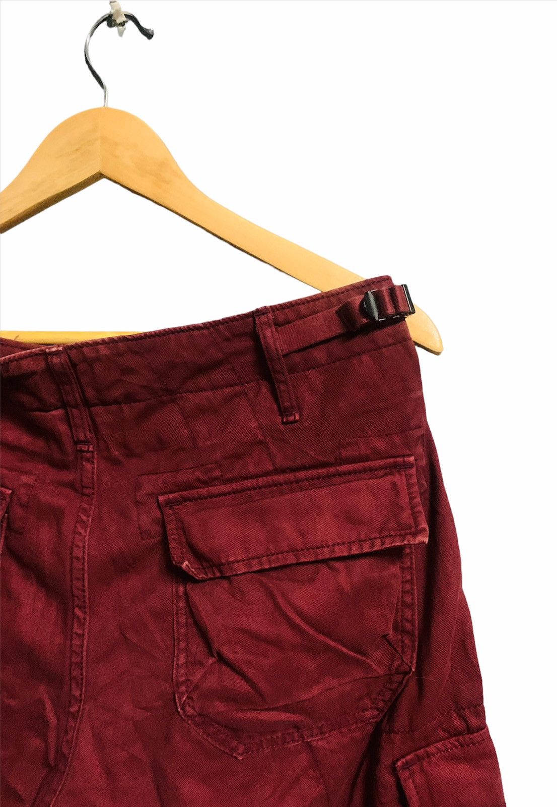 Avirex AVIREX ARMED FORCE TACTICAL MULTI POCKET MAROON CARGO PANTS Size US 31 - 8 Thumbnail