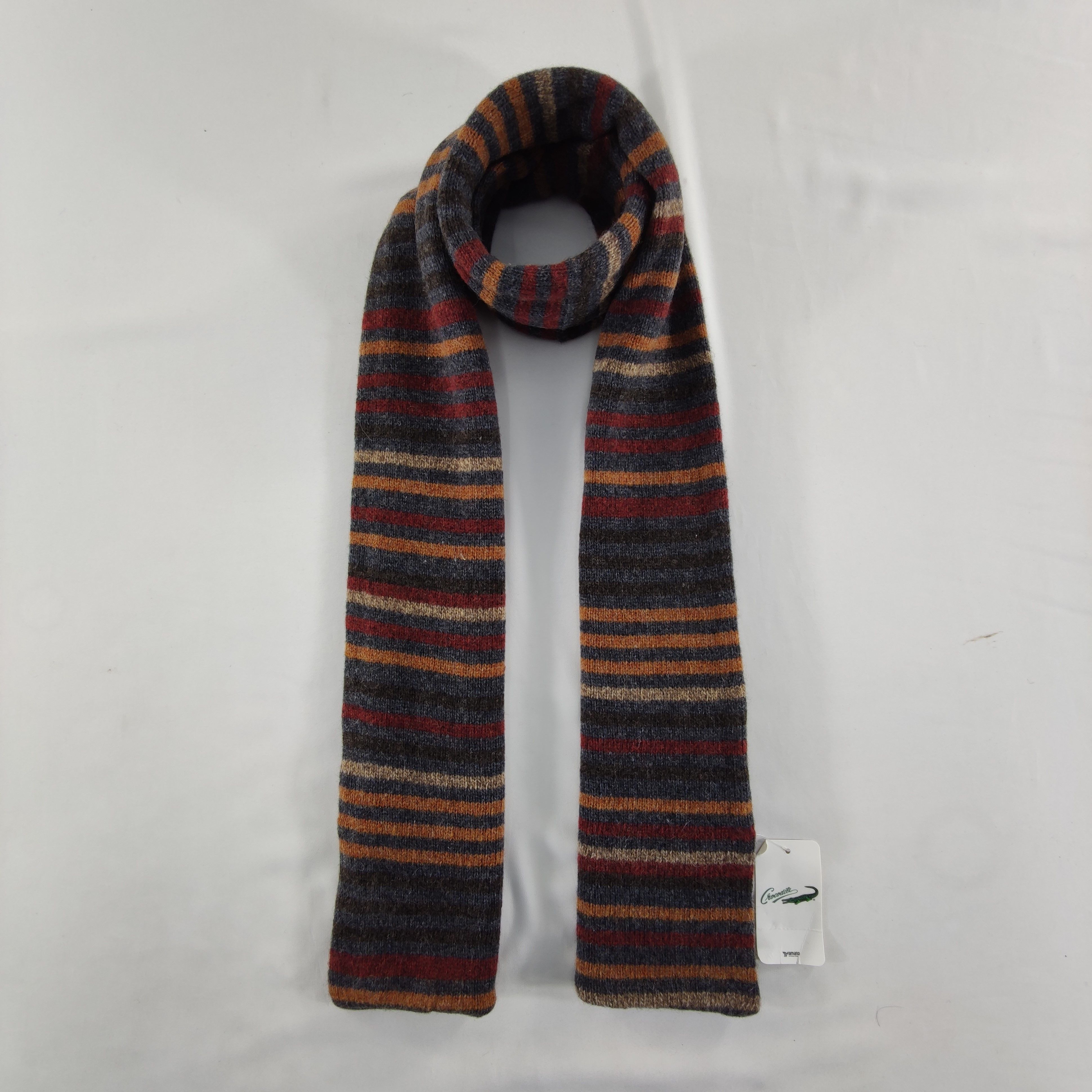 Vintage Crocodile Scarf/Muffler/Wool Size ONE SIZE - 1 Thumbnail