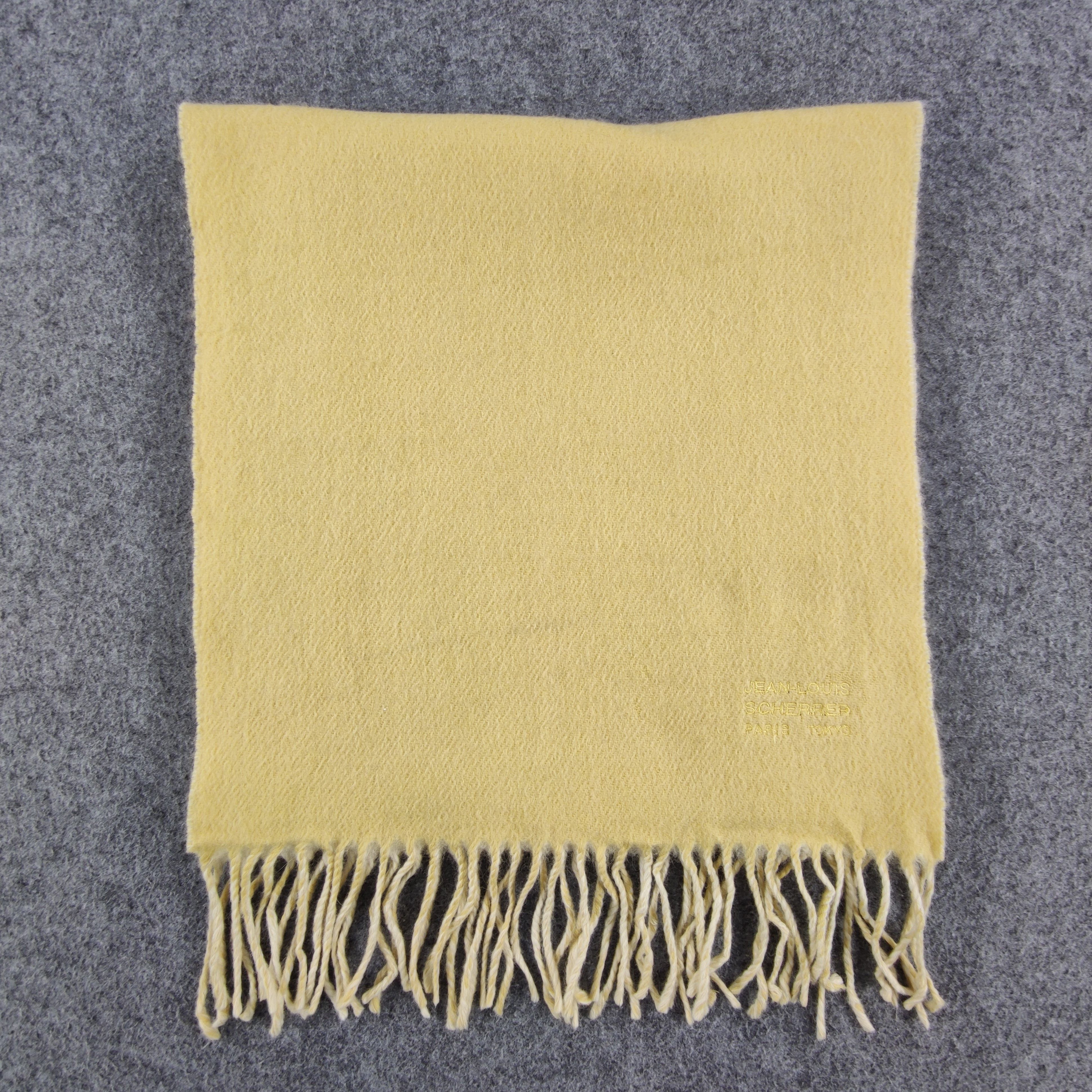 Jean-Louis Scherrer Jean Louis Scherrer Scarf/Muffler/Wool Size ONE SIZE - 2 Thumbnail