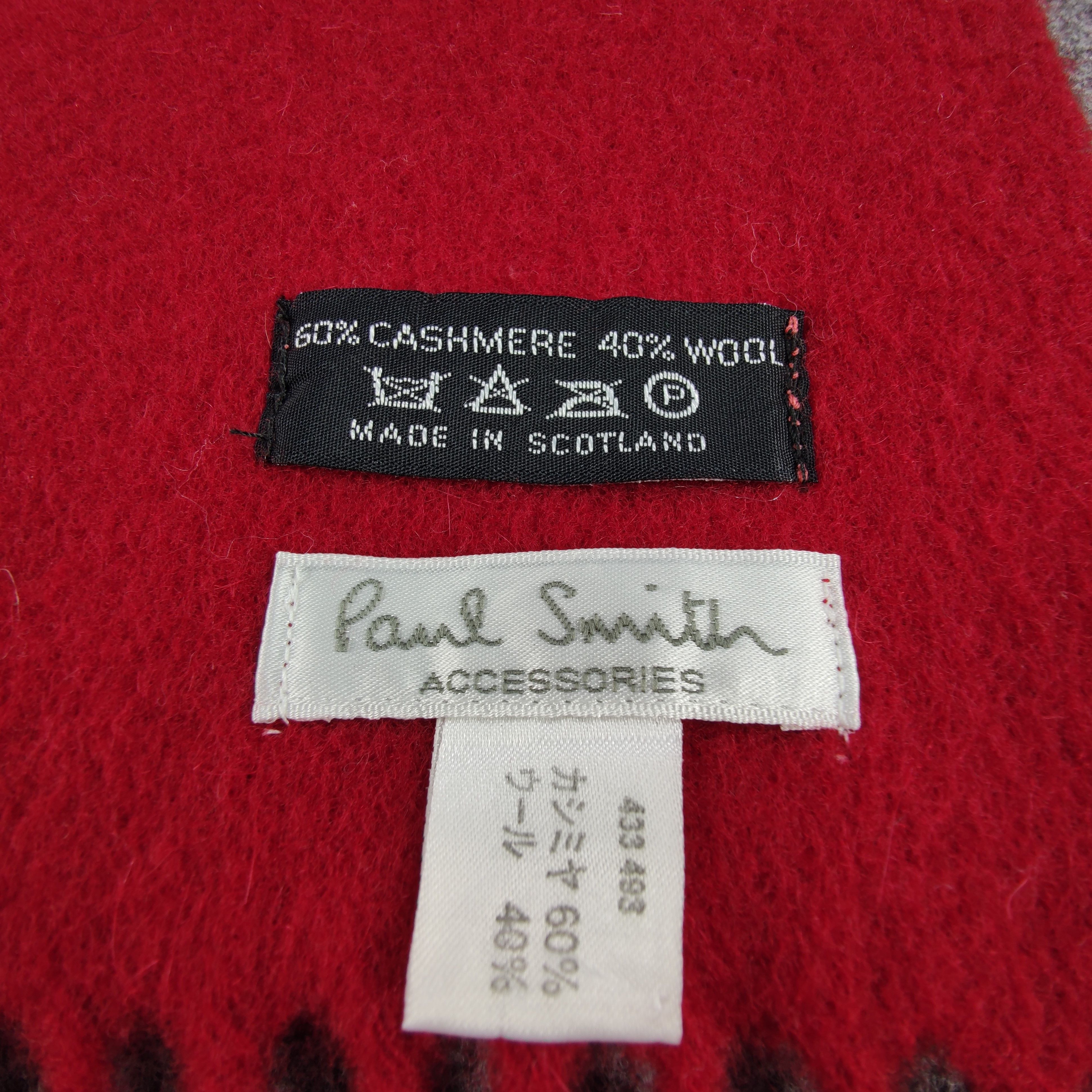 Paul Smith Paul Smith Scarf/Muffler/Wool Size ONE SIZE - 4 Thumbnail