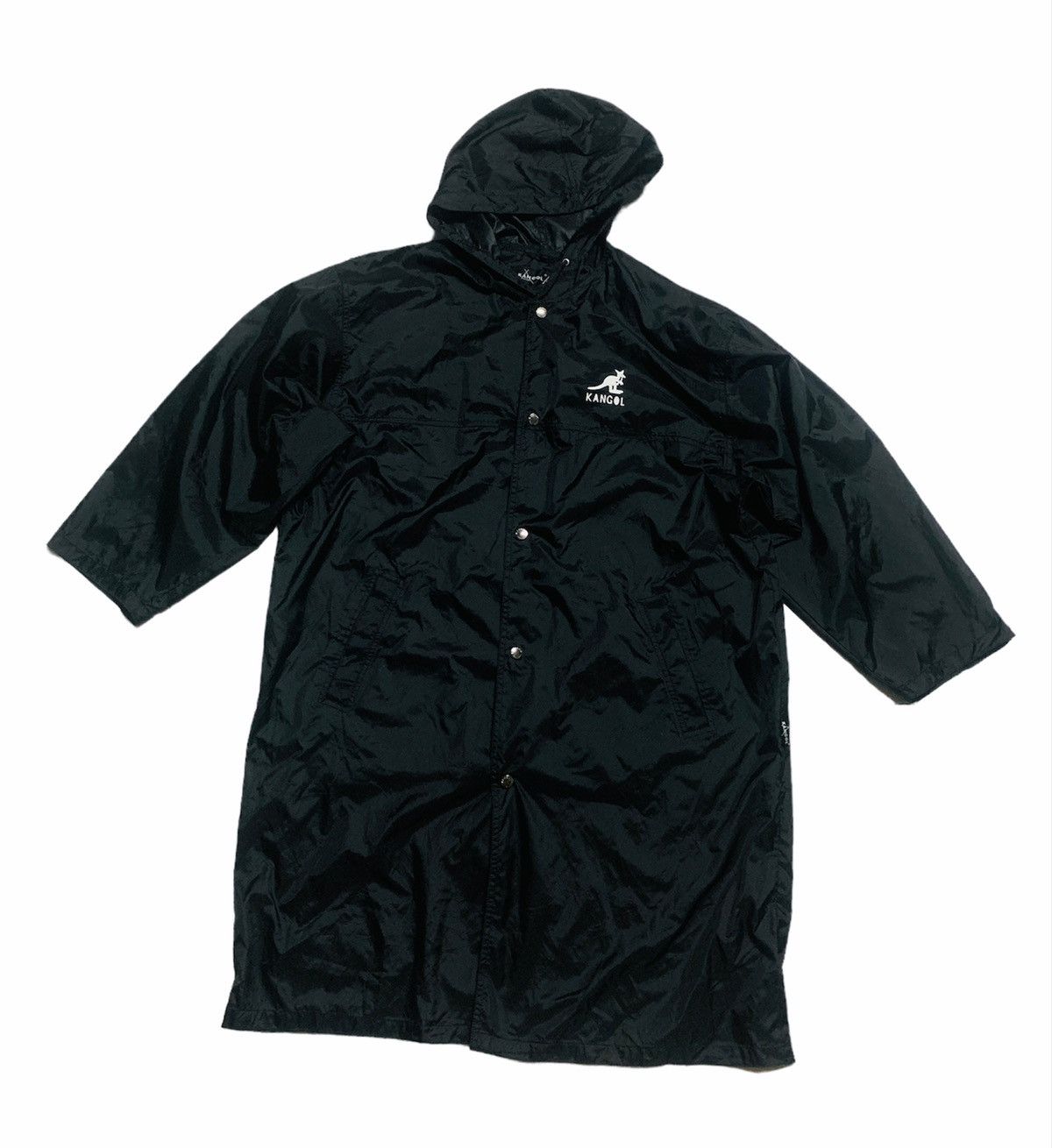 Kangol × Sports Specialties KANGOL BIG LOGO NYLON LIGHT HOODIE PARKA LONG JACKET Size US L / EU 52-54 / 3 - 2 Thumbnail