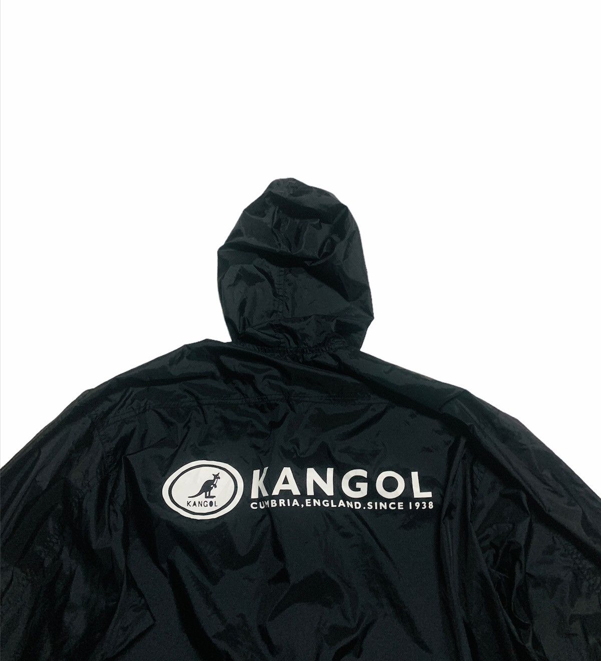 Kangol × Sports Specialties KANGOL BIG LOGO NYLON LIGHT HOODIE PARKA LONG JACKET Size US L / EU 52-54 / 3 - 3 Thumbnail