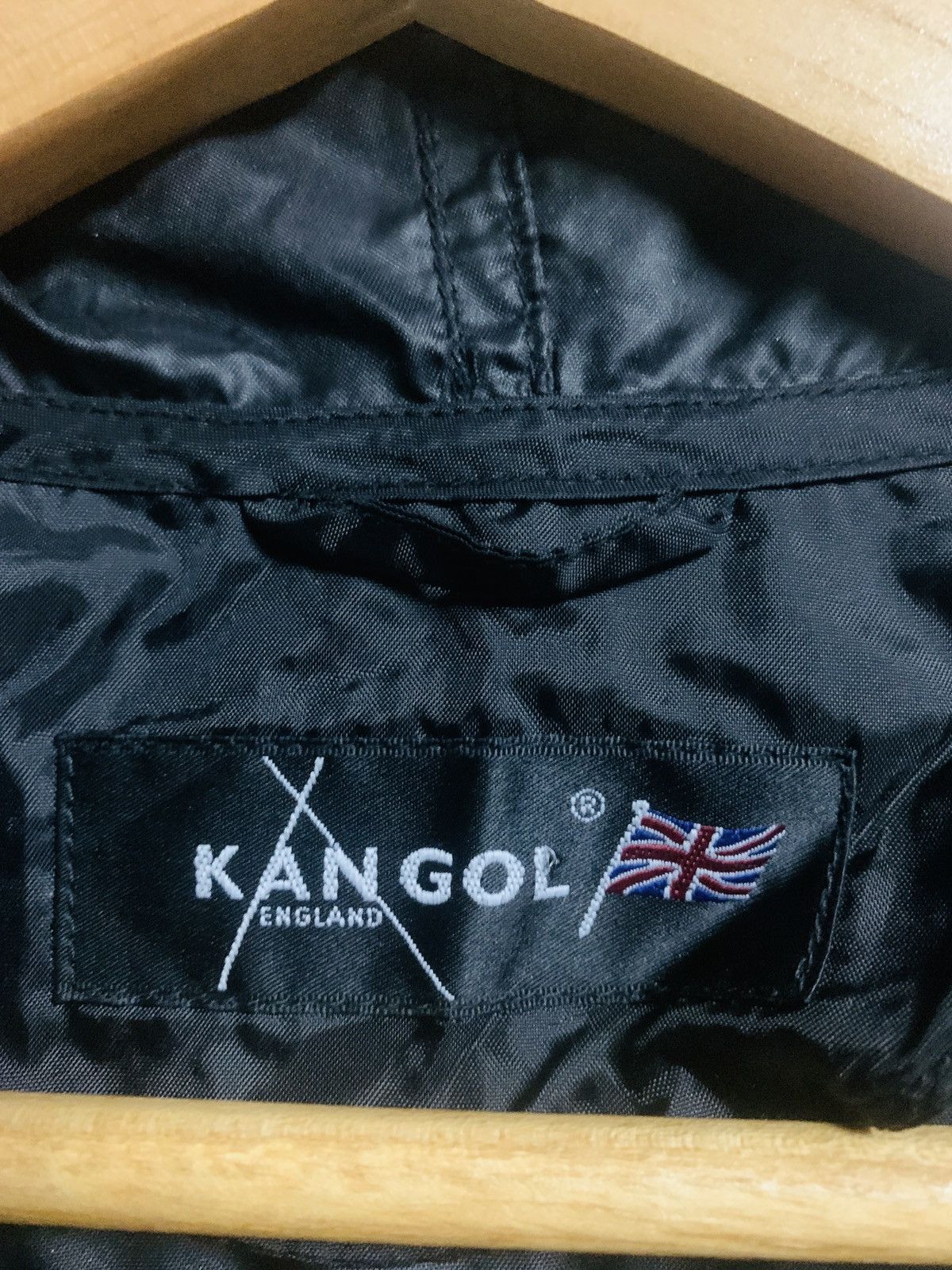 Kangol × Sports Specialties KANGOL BIG LOGO NYLON LIGHT HOODIE PARKA LONG JACKET Size US L / EU 52-54 / 3 - 4 Thumbnail