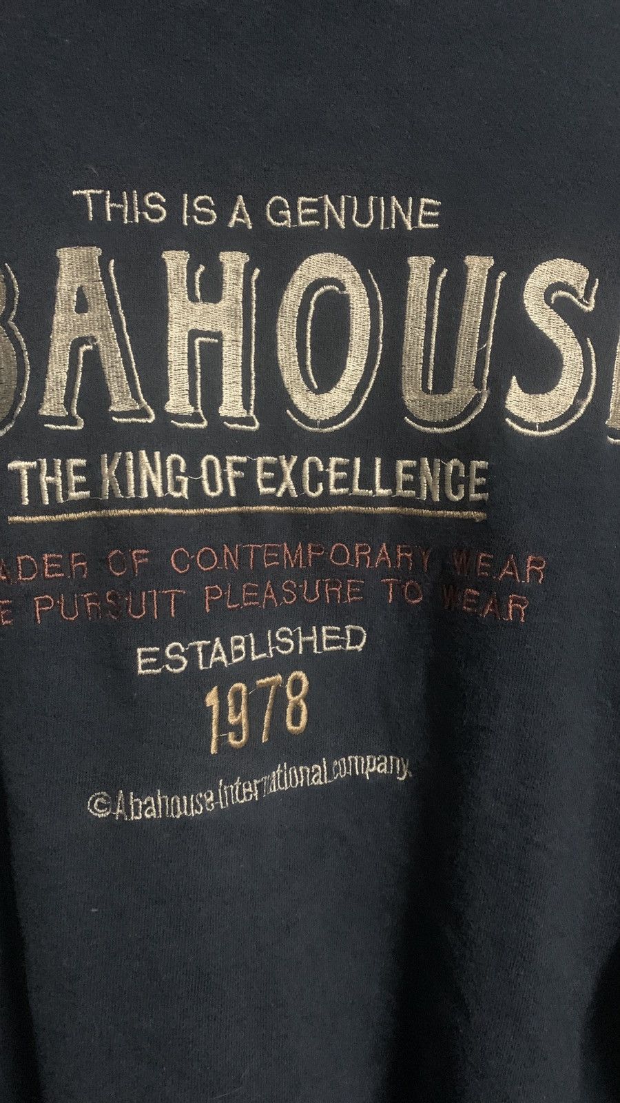 ABAHOUSE × Japanese Brand × Vintage VINTAGE ABAHOUSE JAPAN BIG EMBROIDERY LOGO MADE IN JAPAN Size US M / EU 48-50 / 2 - 6 Thumbnail