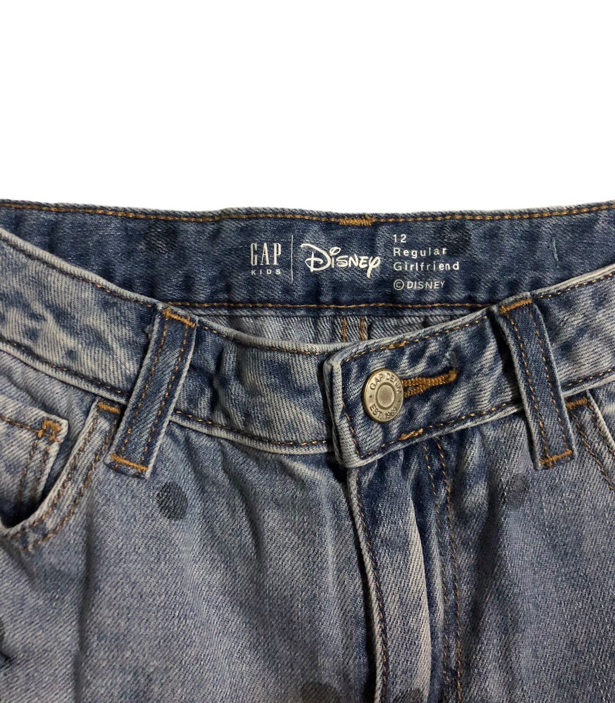 Disney × Gap 🔥Gap Kids x Disney Mickey Mouse Styles Jeans Size US 26 / EU 42 - 6 Thumbnail