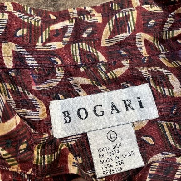 Vintage Vintage Silk Abstract Button Down Shirt Size US L / EU 52-54 / 3 - 15 Thumbnail