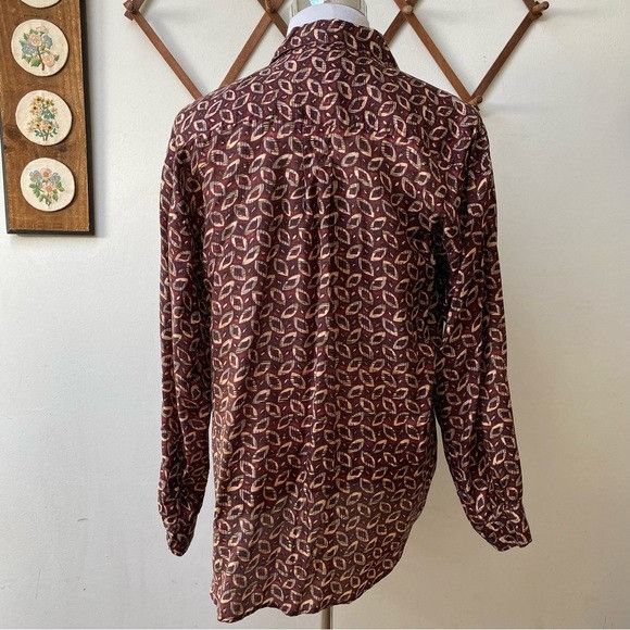 Vintage Vintage Silk Abstract Button Down Shirt Size US L / EU 52-54 / 3 - 8 Thumbnail