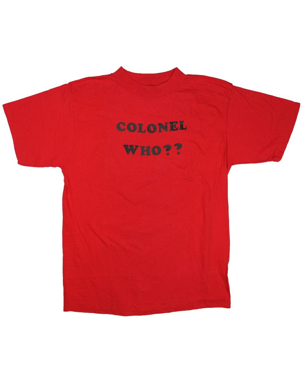 Vintage 1970s Colonel Who Screen Print Tee Shirt Size US L / EU 52-54 / 3 - 1 Thumbnail