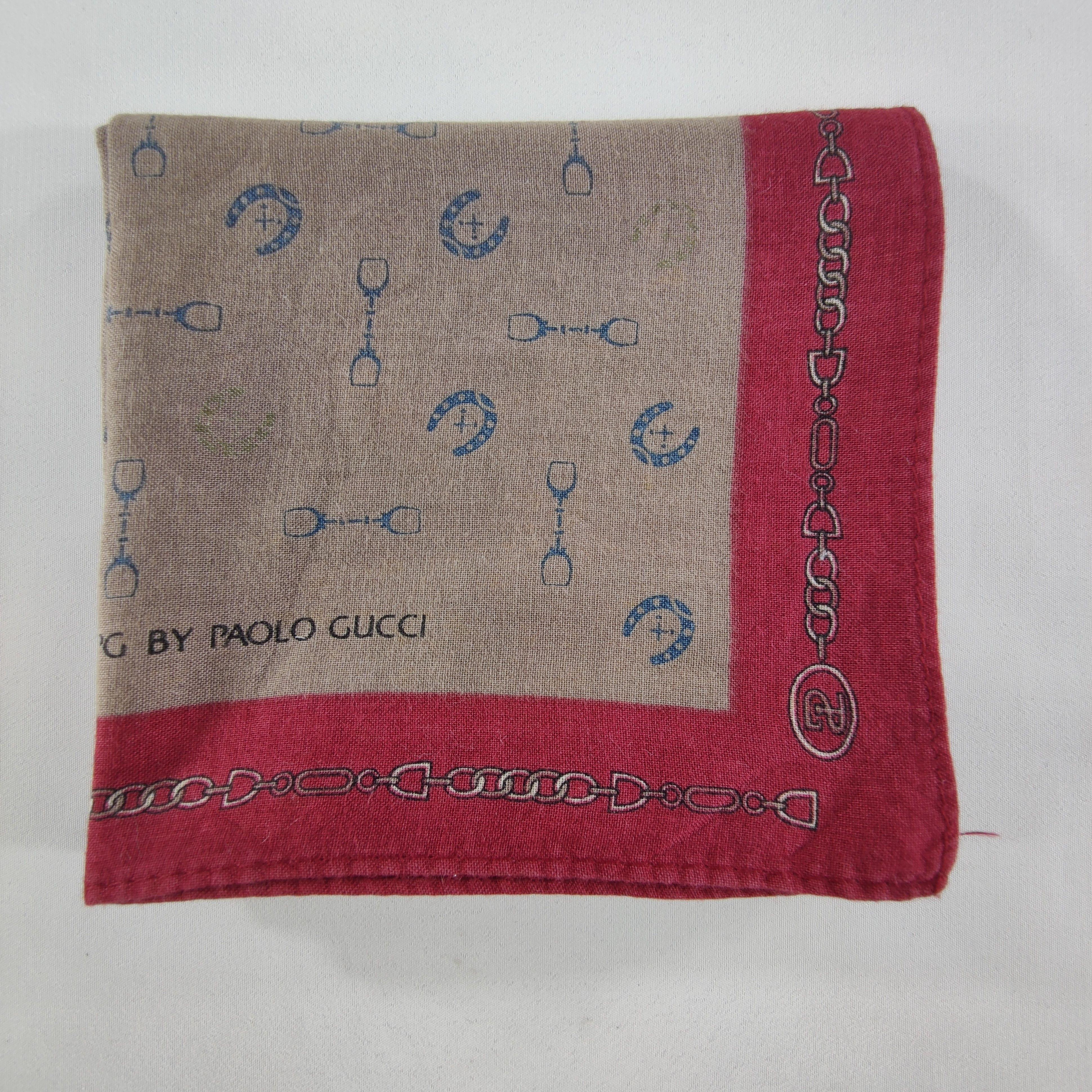 Paolo Gucci Paolo Gucci Handkerchief/Neckerchief/Bandana Size ONE SIZE - 4 Thumbnail
