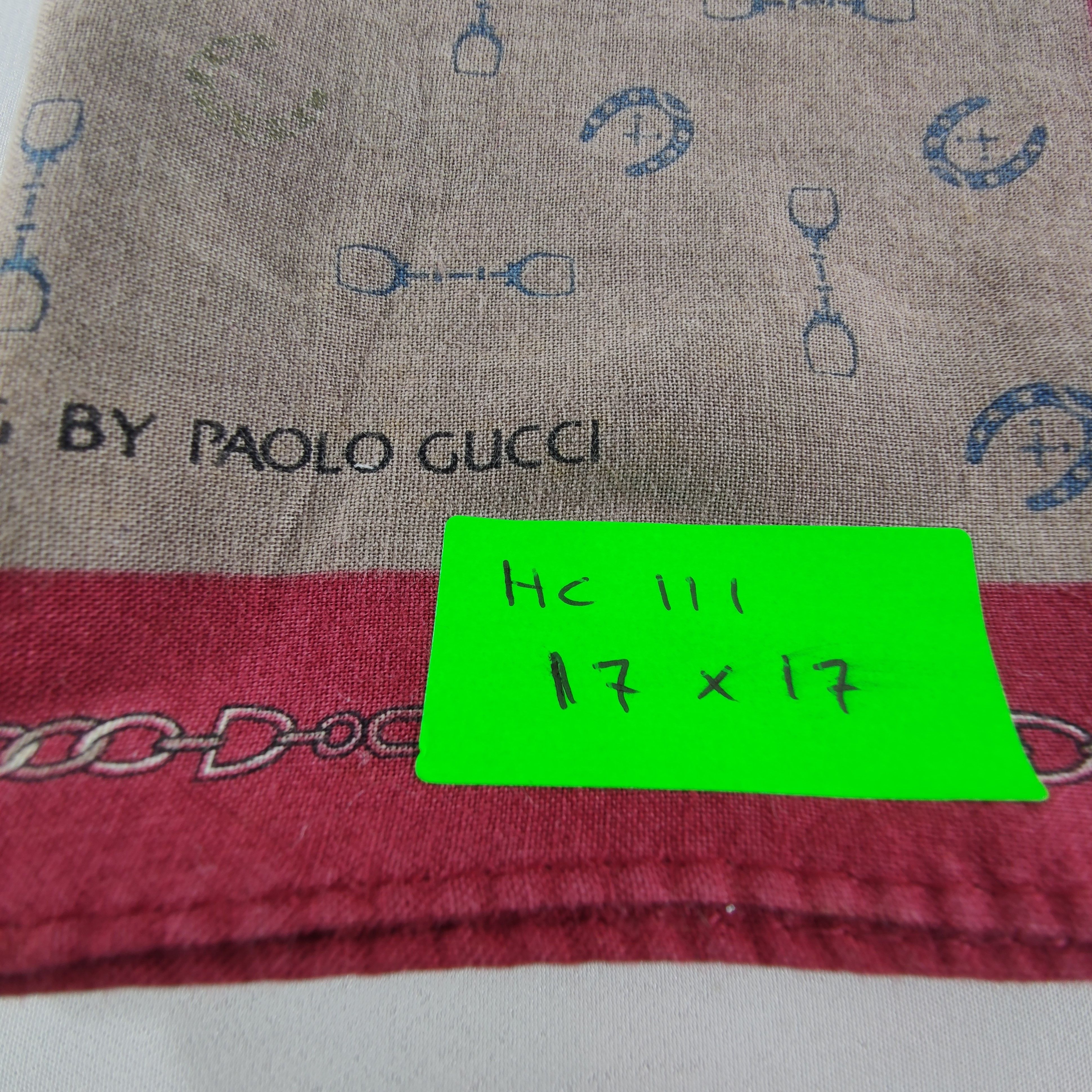 Paolo Gucci Paolo Gucci Handkerchief/Neckerchief/Bandana Size ONE SIZE - 5 Thumbnail