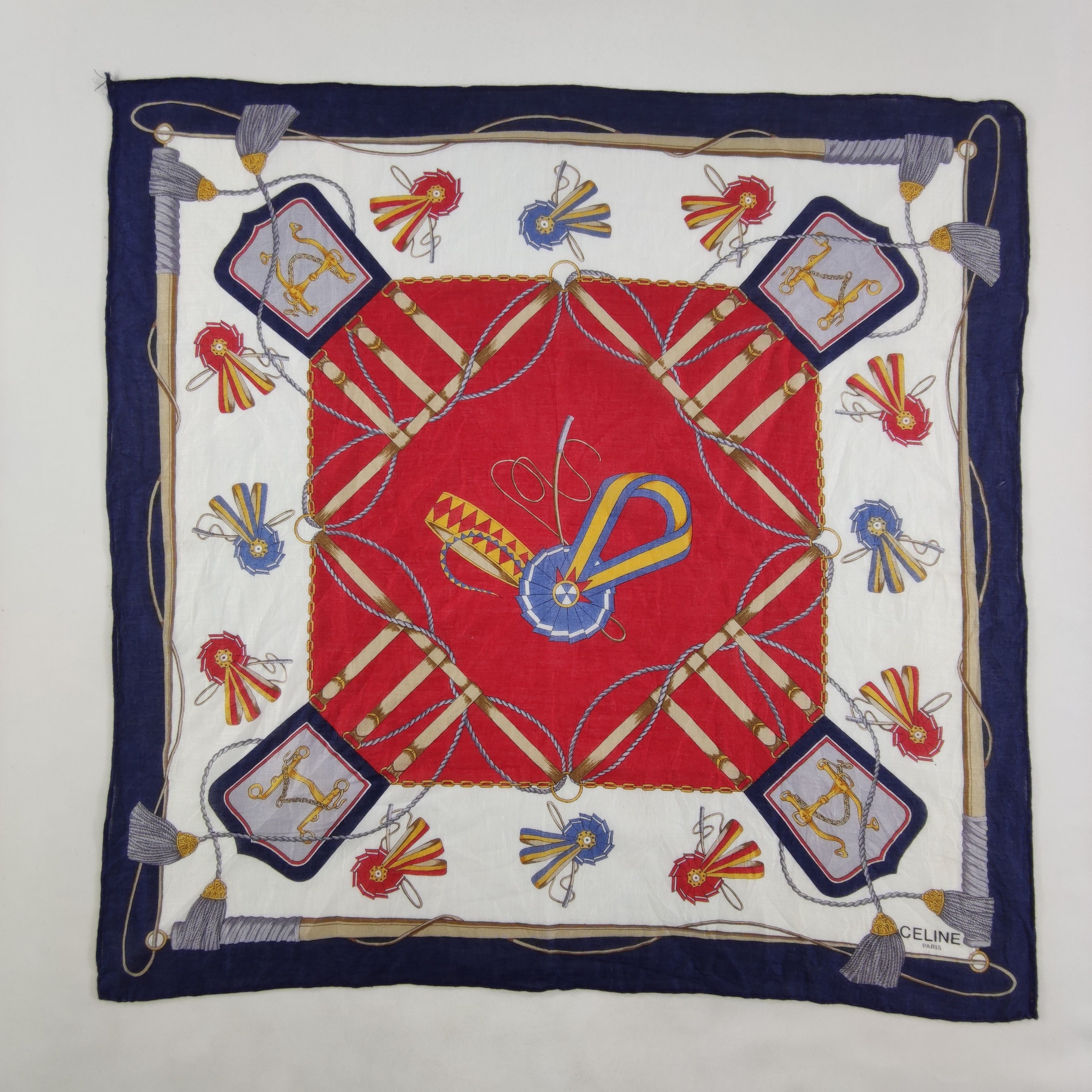 Celine Celine Handkerchief / Neckerchief / Bandana HC119 Size ONE SIZE - 2 Thumbnail