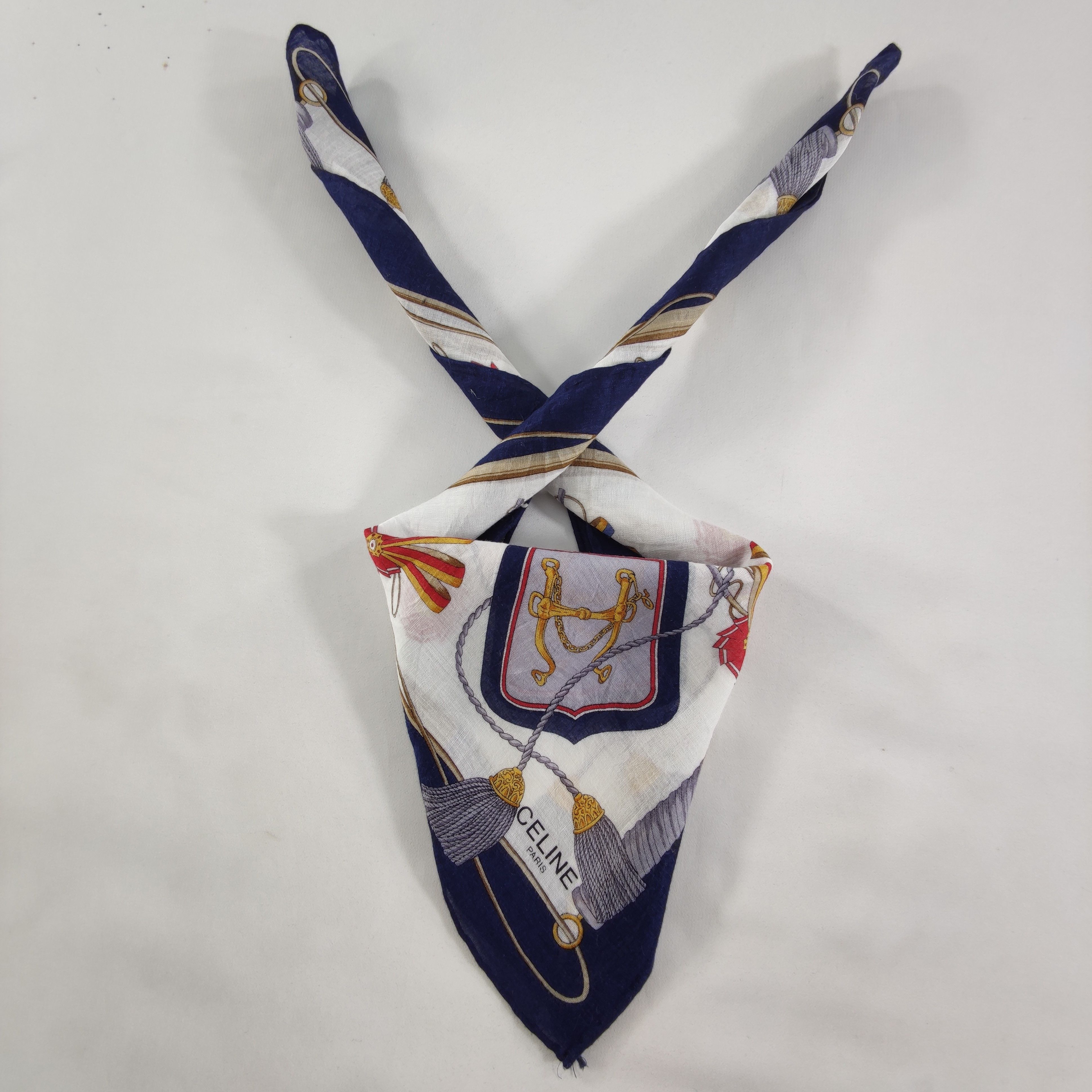 Celine Celine Handkerchief / Neckerchief / Bandana HC119 Size ONE SIZE - 1 Thumbnail