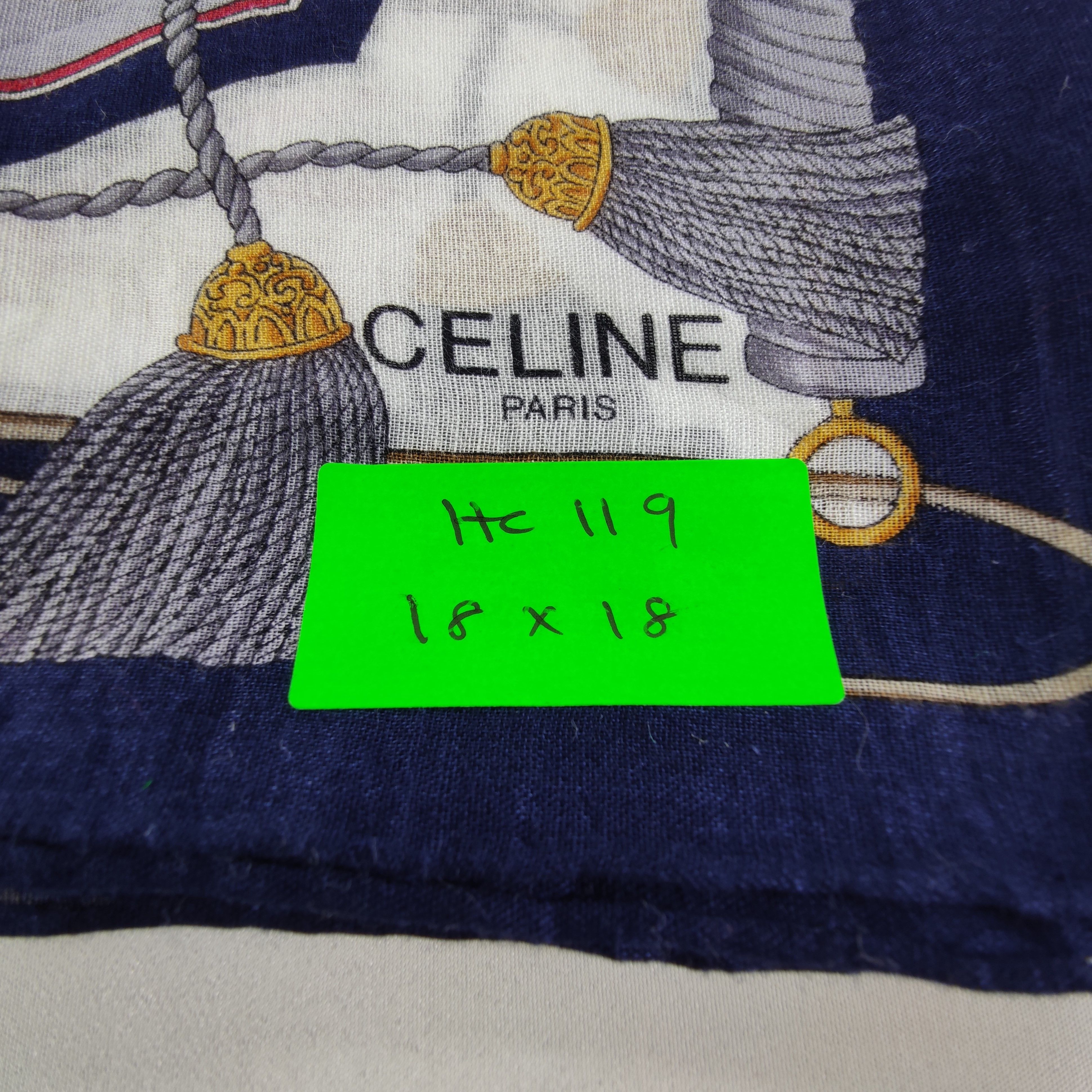 Celine Celine Handkerchief / Neckerchief / Bandana HC119 Size ONE SIZE - 5 Thumbnail