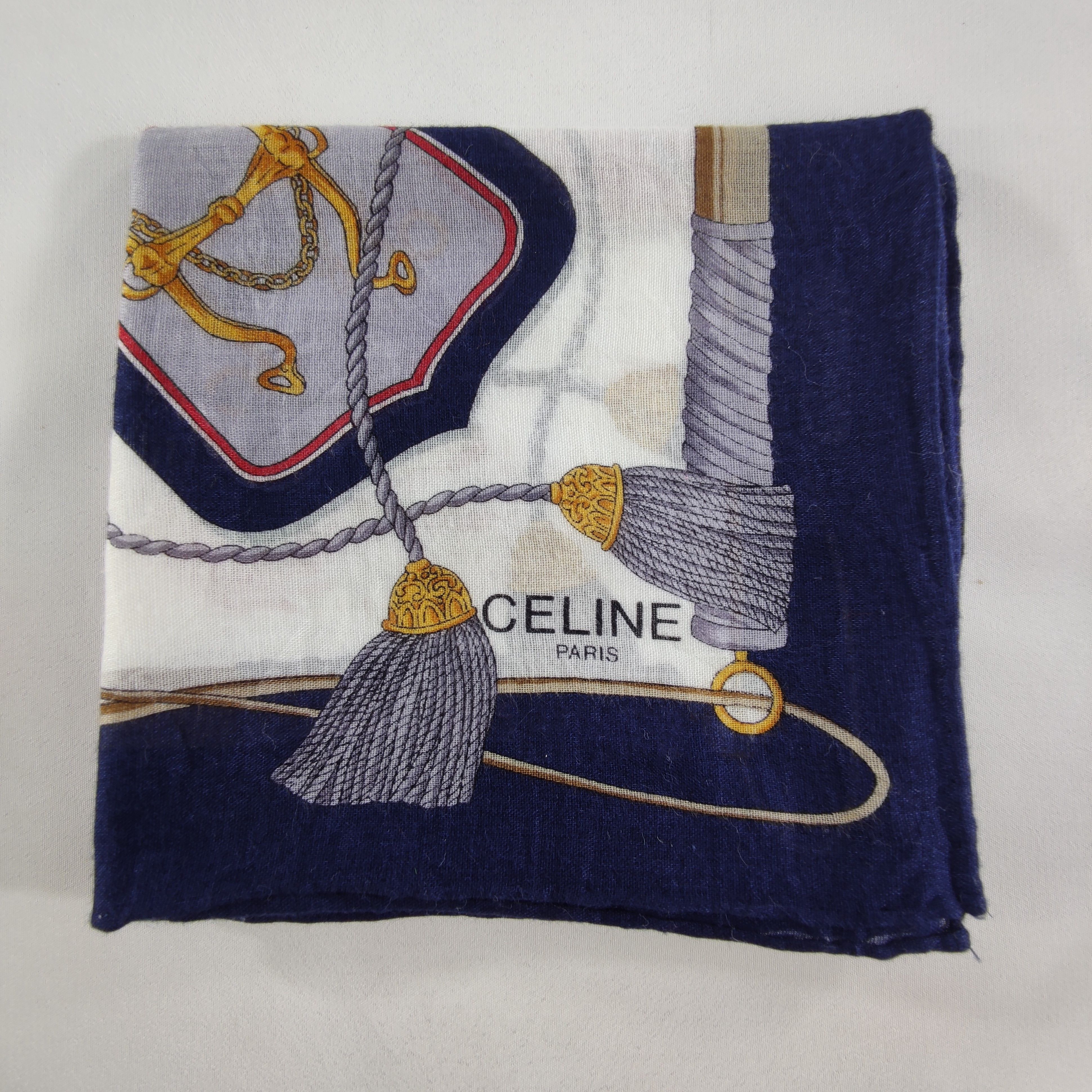 Celine Celine Handkerchief / Neckerchief / Bandana HC119 Size ONE SIZE - 4 Thumbnail