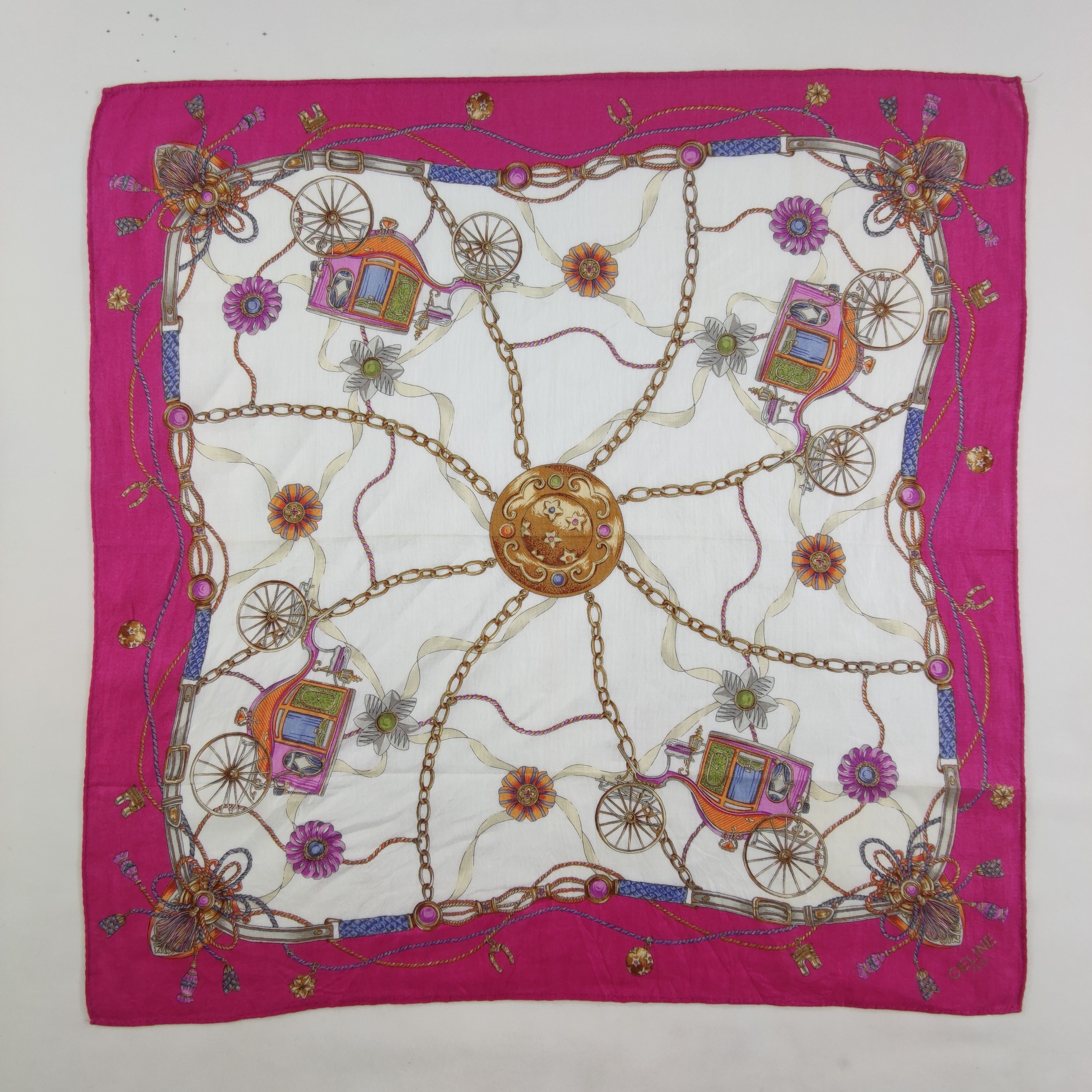 Celine Celine Handkerchief / Neckerchief / Bandana 118 Size ONE SIZE - 2 Thumbnail