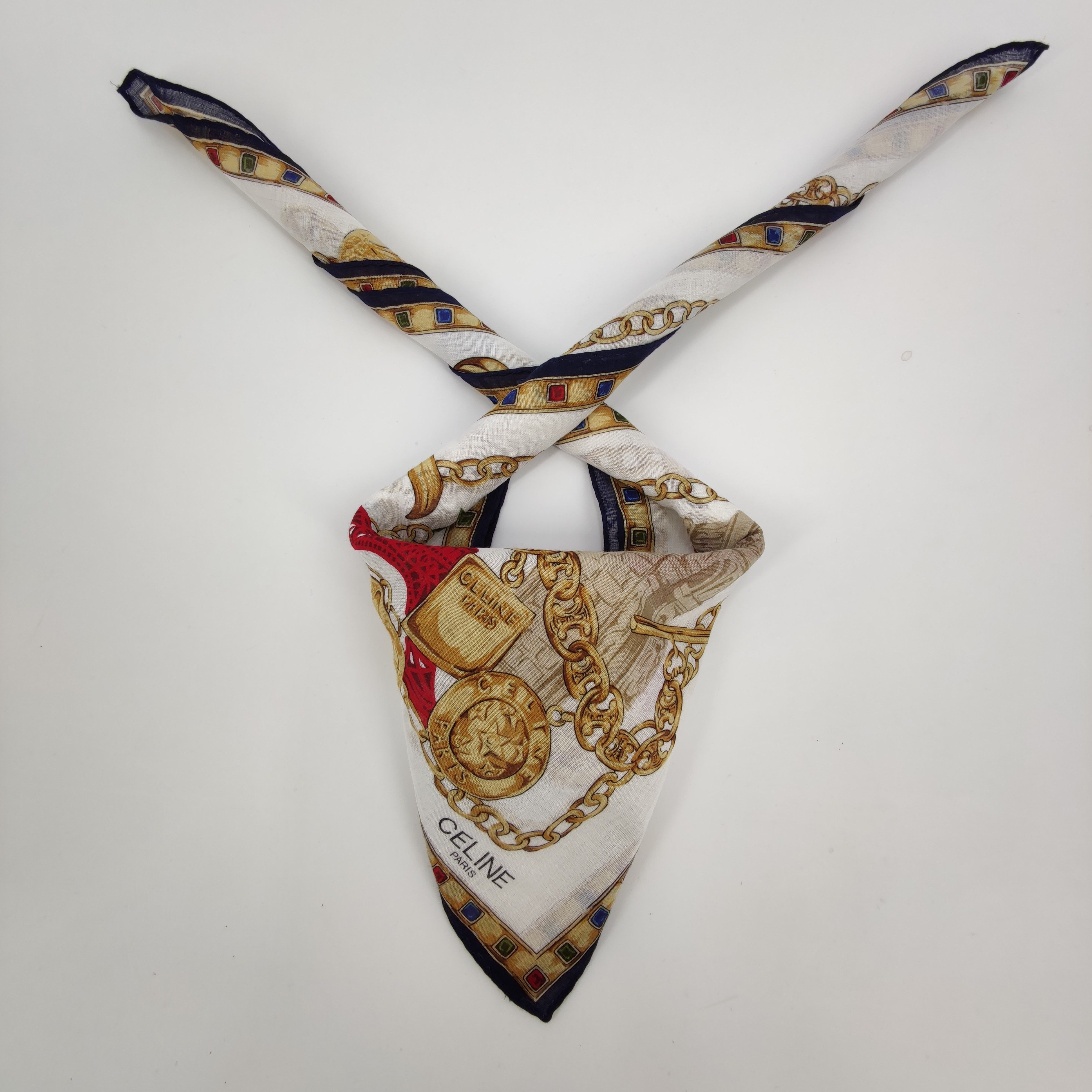 Celine Celine Handkerchief / Neckerchief / Bandana HC382 Size ONE SIZE - 1 Thumbnail