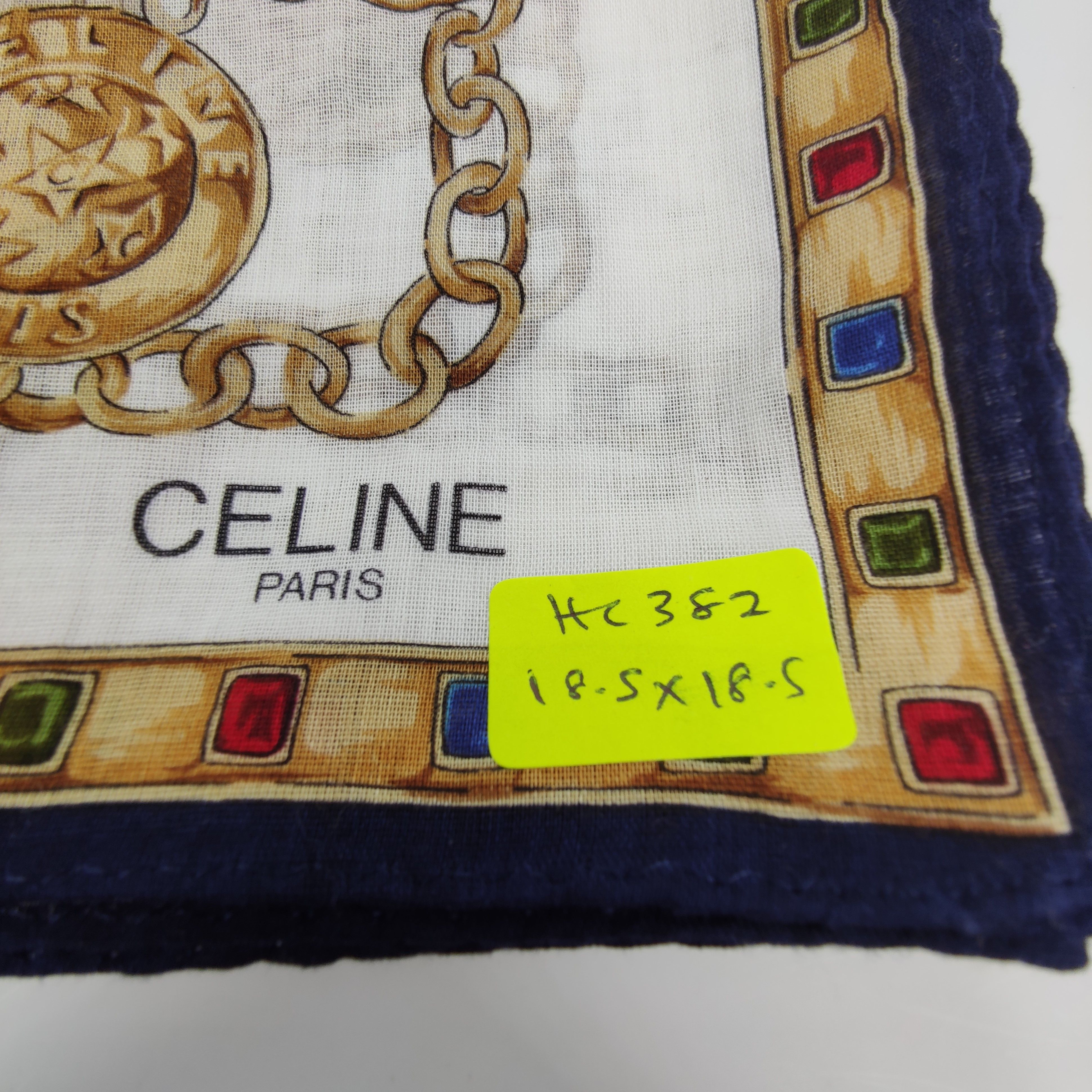 Celine Celine Handkerchief / Neckerchief / Bandana HC382 Size ONE SIZE - 5 Thumbnail