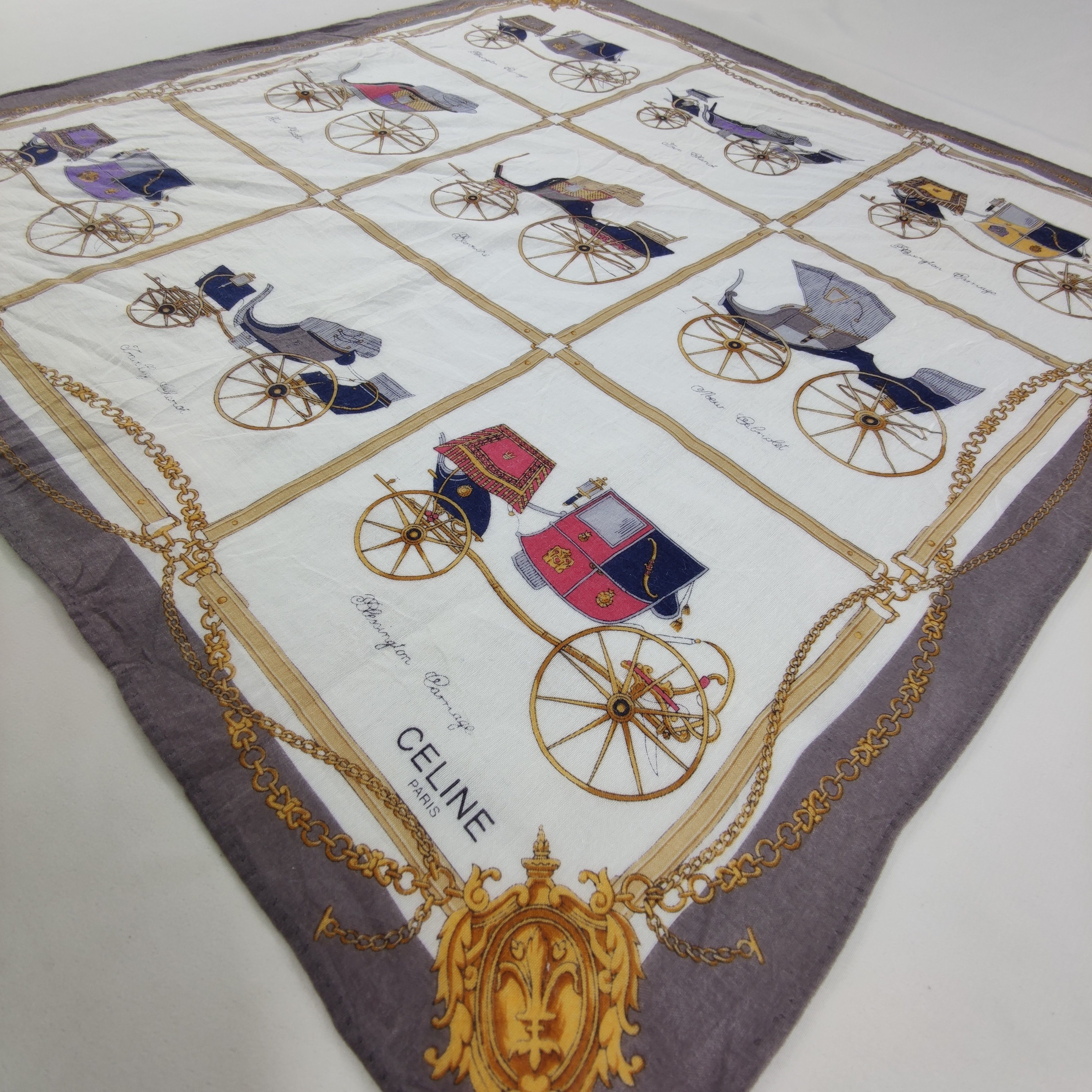 Celine Celine Handkerchief / Neckerchief / Bandana HC210 Size ONE SIZE - 3 Thumbnail